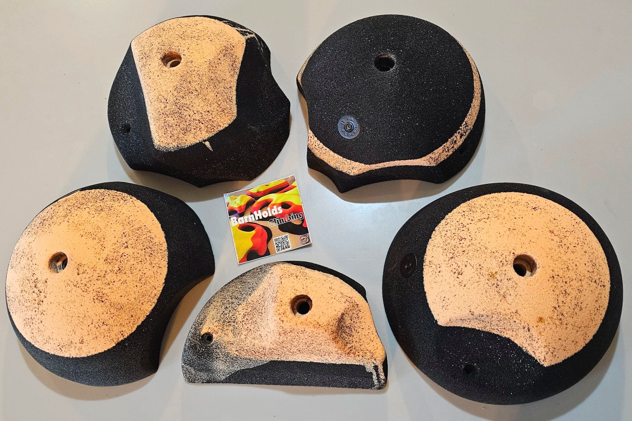 Huge feature rock climbing holds set, deep jugs, slopers, pinches, pockets, barnholds homewall bouldering holds