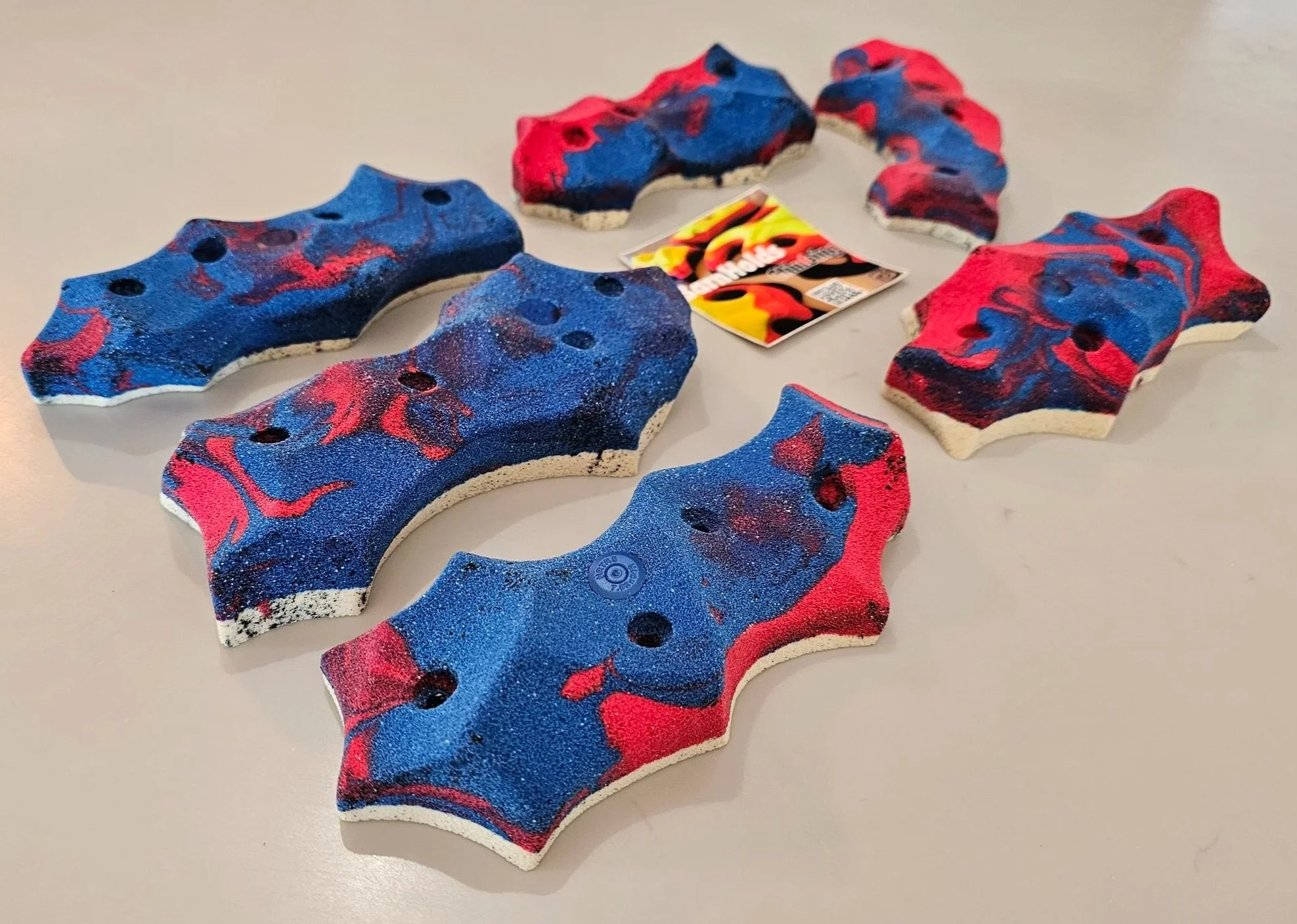 Evil Knobs Crimp Rails screw on rock climbing holds barnholds home wall bouldering set