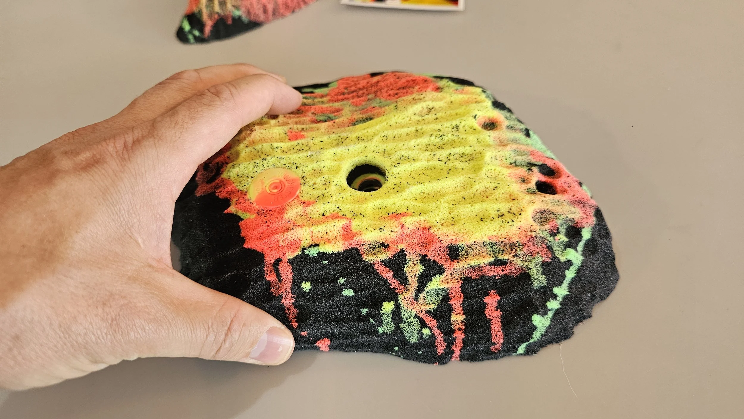 Gnarlies Barnholds rock climbing sloper duo set boulder problem