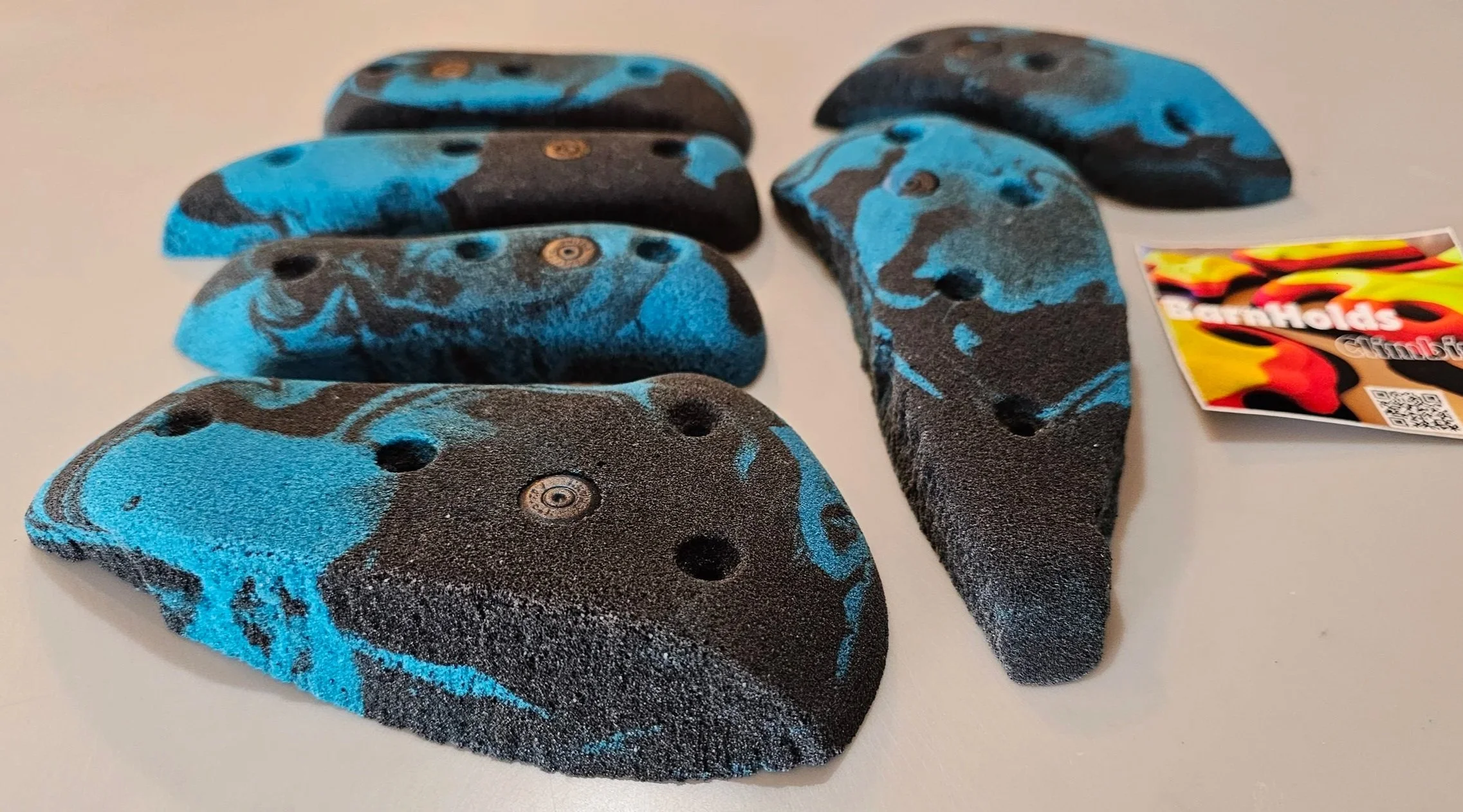 Granite Crimp rock climbing holds screw on barnholds home wall boulder set