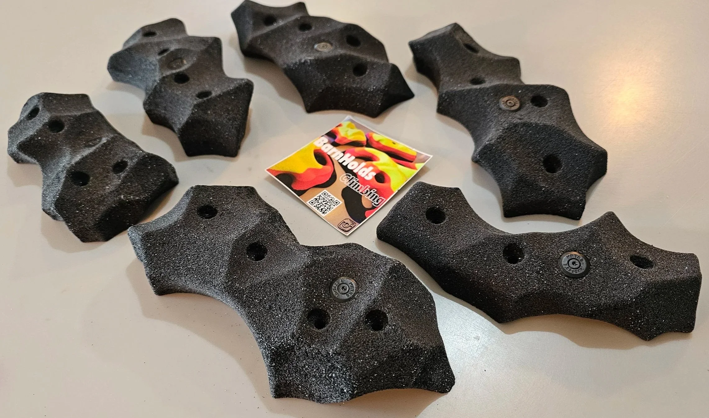 screw on climbing hold set barnholds homewall boulder series