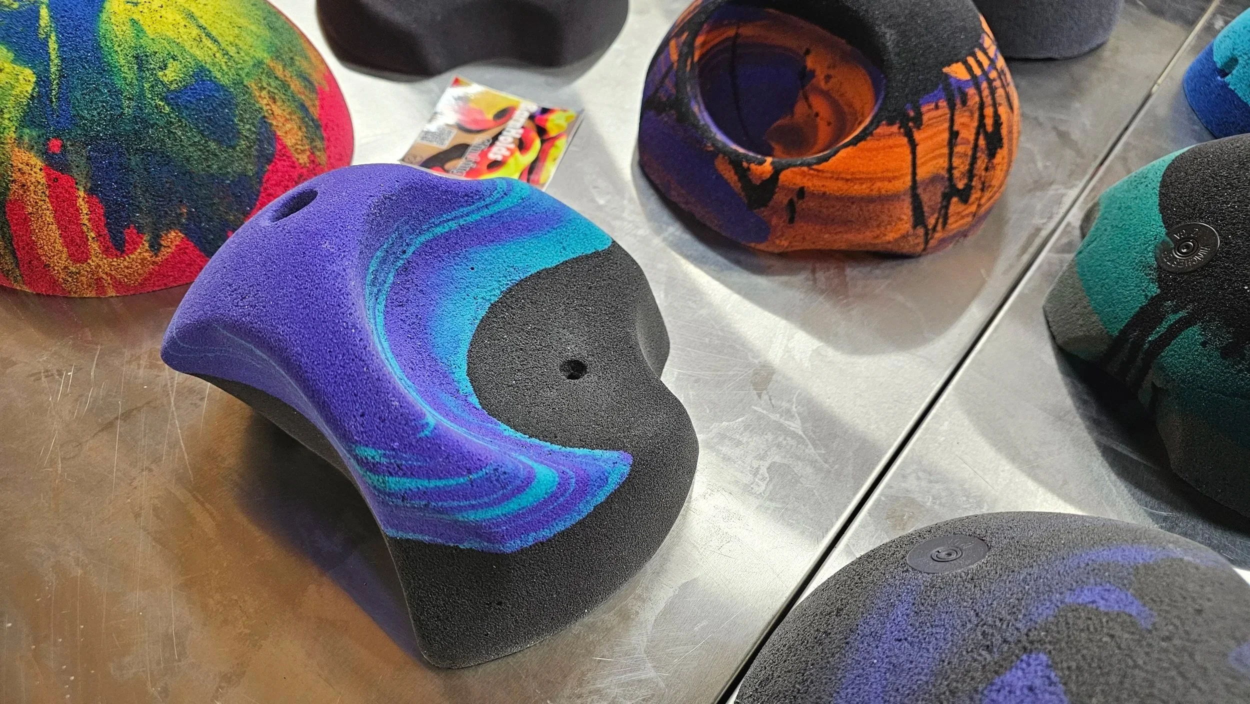 Huge feature rock climbing holds set, deep jugs, slopers, pinches, pockets, barnholds homewall bouldering holds