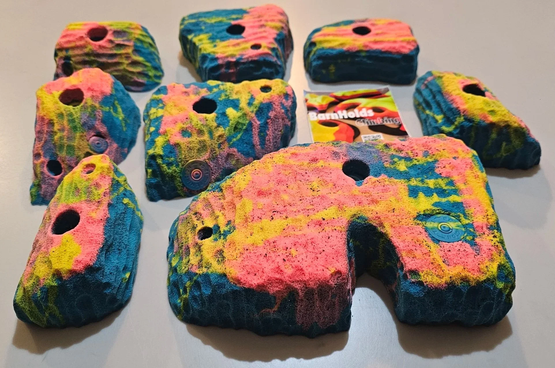 BarnHolds Gnarlies Blocks Pinches Jugs Rock Climbing Holds Set