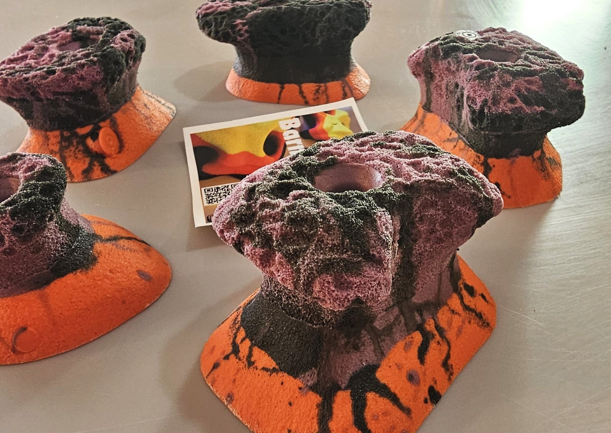 custom rock climbing holds handmade BarnHolds bouldering unique