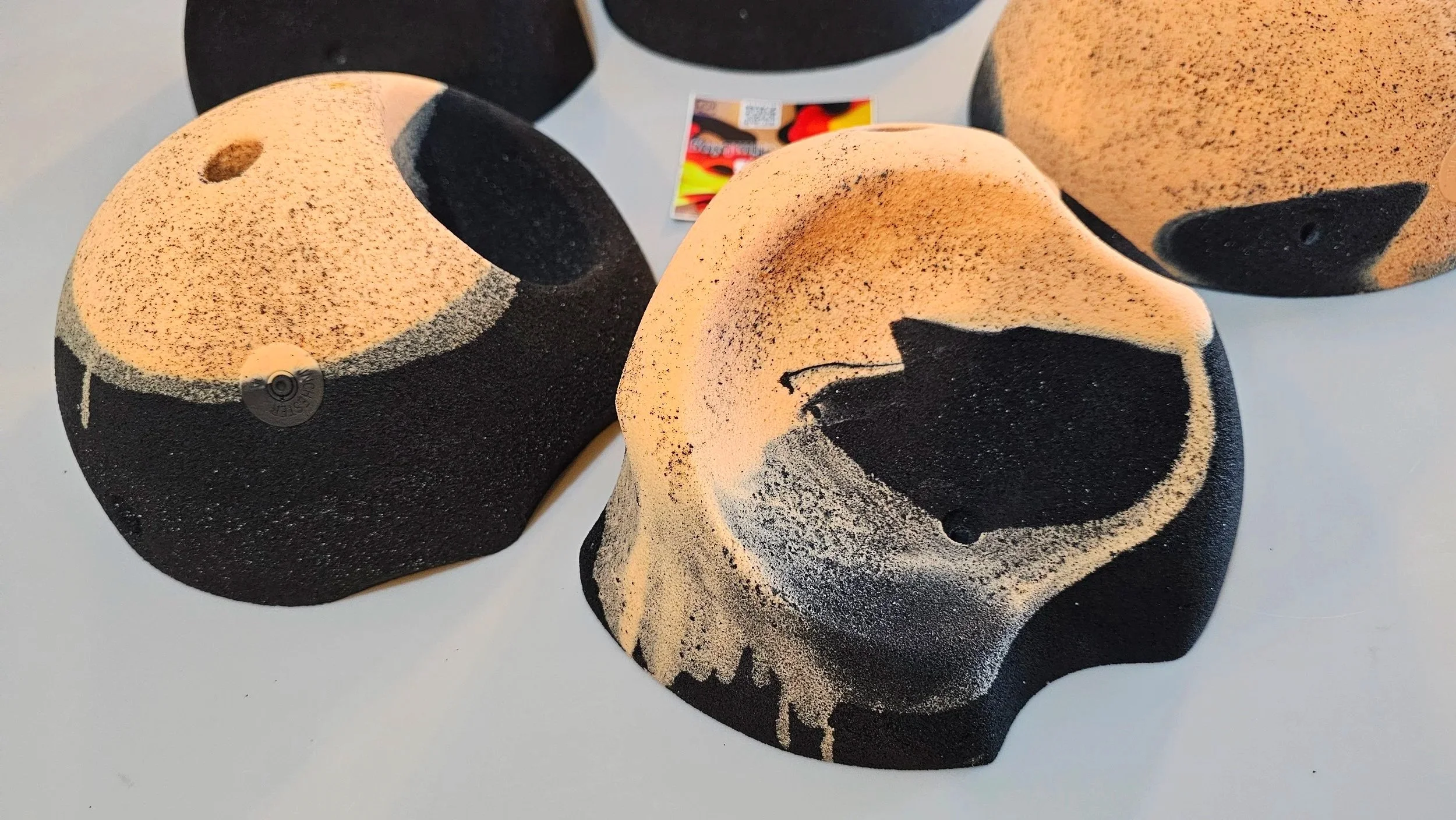 Huge feature rock climbing holds set, deep jugs, slopers, pinches, pockets, barnholds homewall bouldering holds