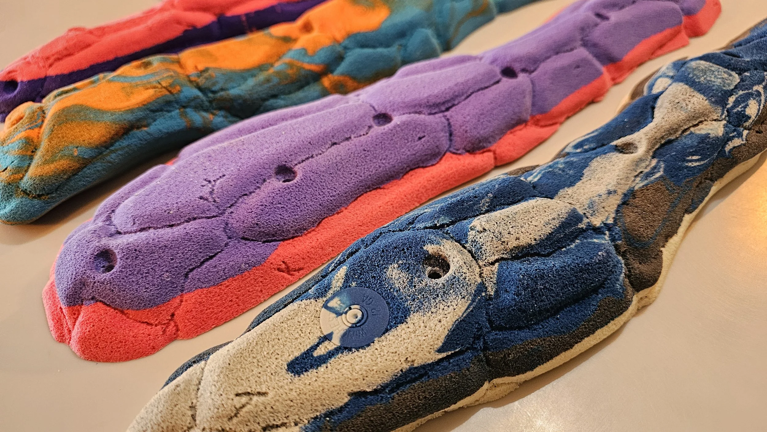 Huge screw on rock climbing hold set, barnholds climbing home wall holds bouldering