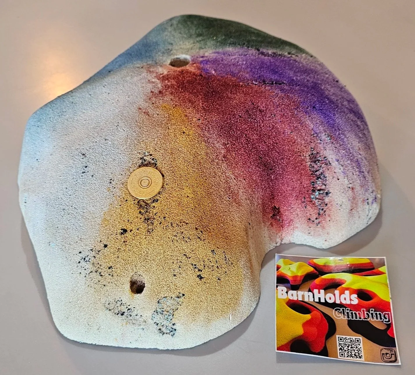 Sourdough loaf rock climbing hold, barnholds jug feature