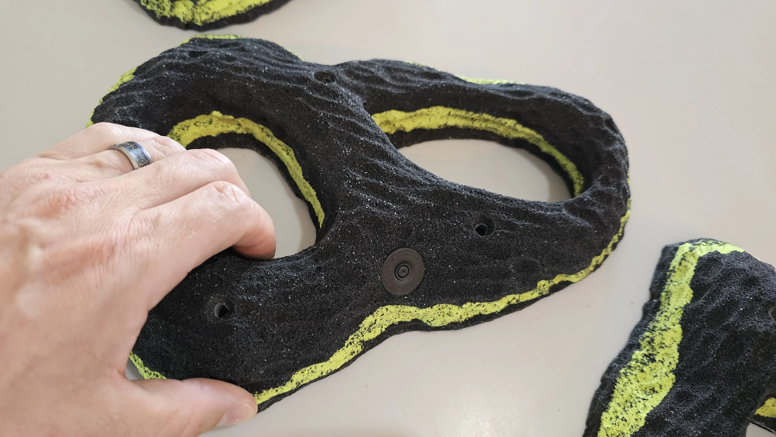 rock climbing holds screw on pocket features starter set barnholds
