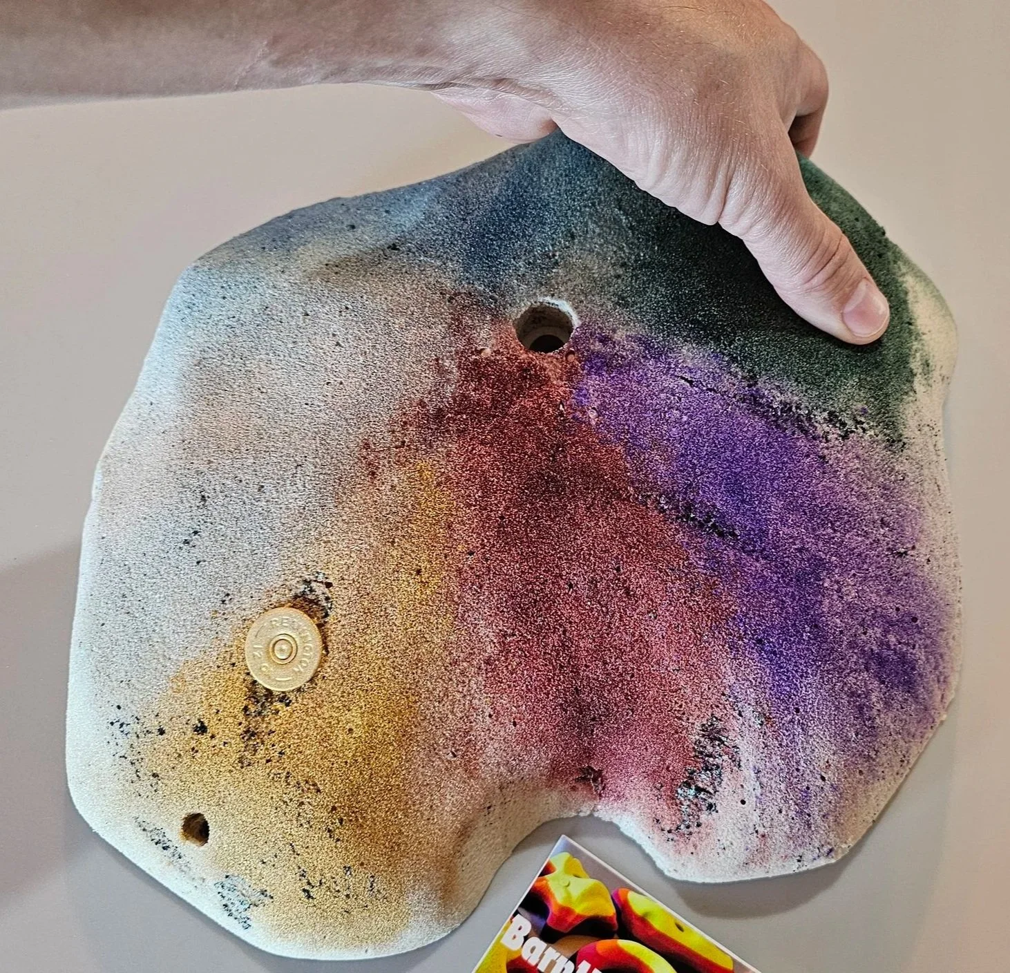 Sourdough loaf rock climbing hold, barnholds jug feature