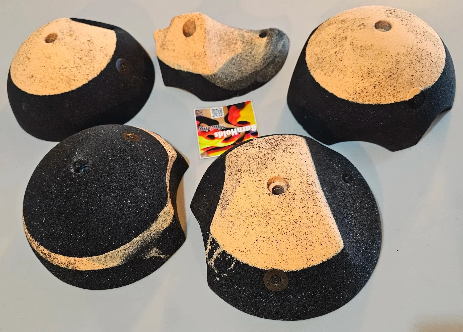 Huge feature rock climbing holds set, deep jugs, slopers, pinches, pockets, barnholds homewall bouldering holds