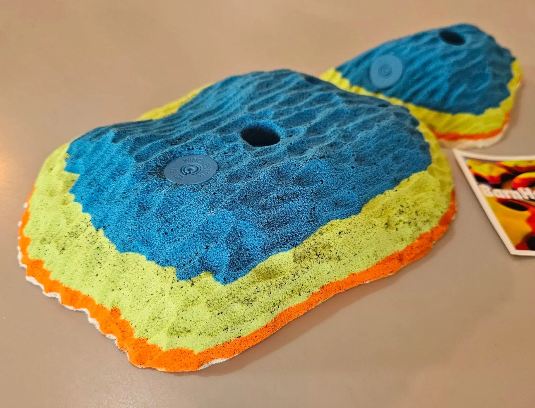 Gnarlies Barnholds rock climbing sloper duo set boulder problem