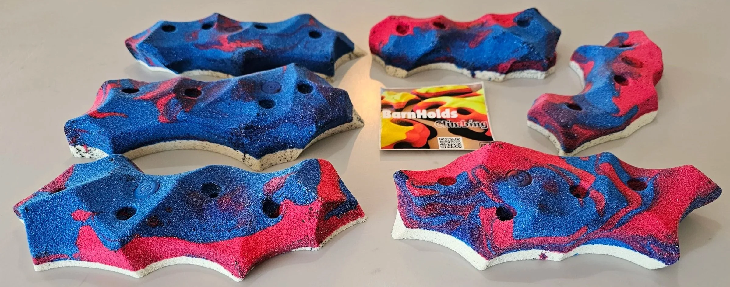 Evil Knobs Crimp Rails screw on rock climbing holds barnholds home wall bouldering set