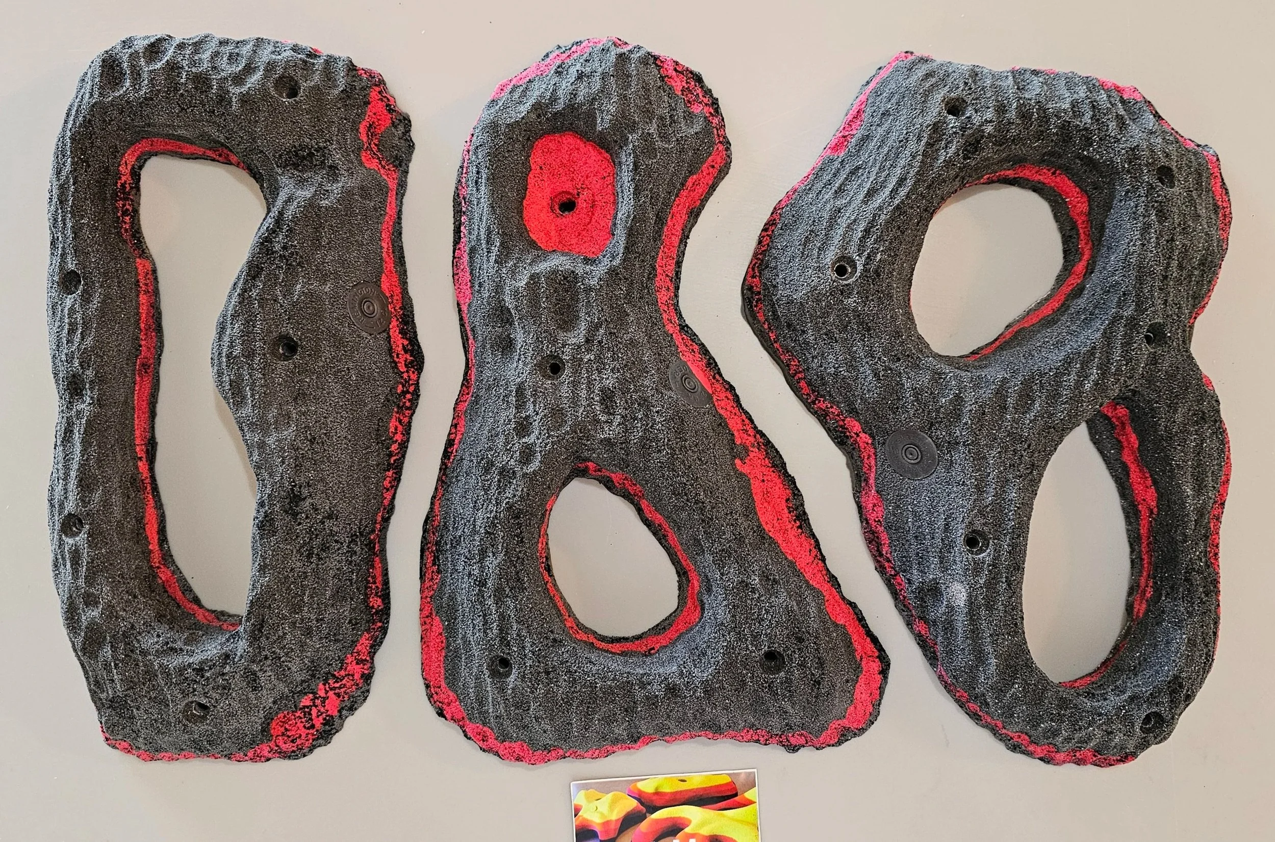 rock climbing holds jugs boulder set home climbing wall barnholds