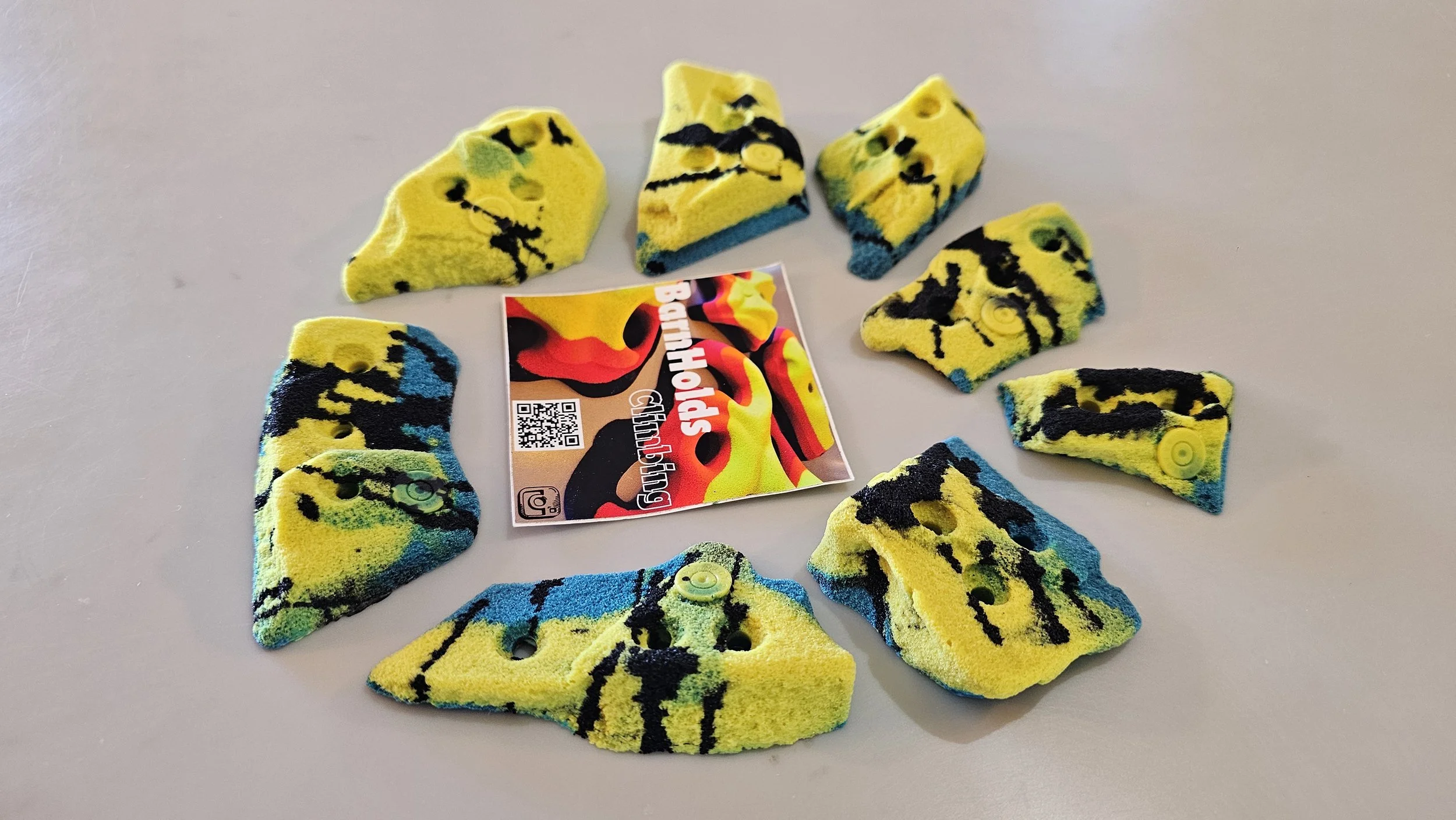 home climbing wall starter set jugs pinches crimps sloper pockets bolt and screw on
