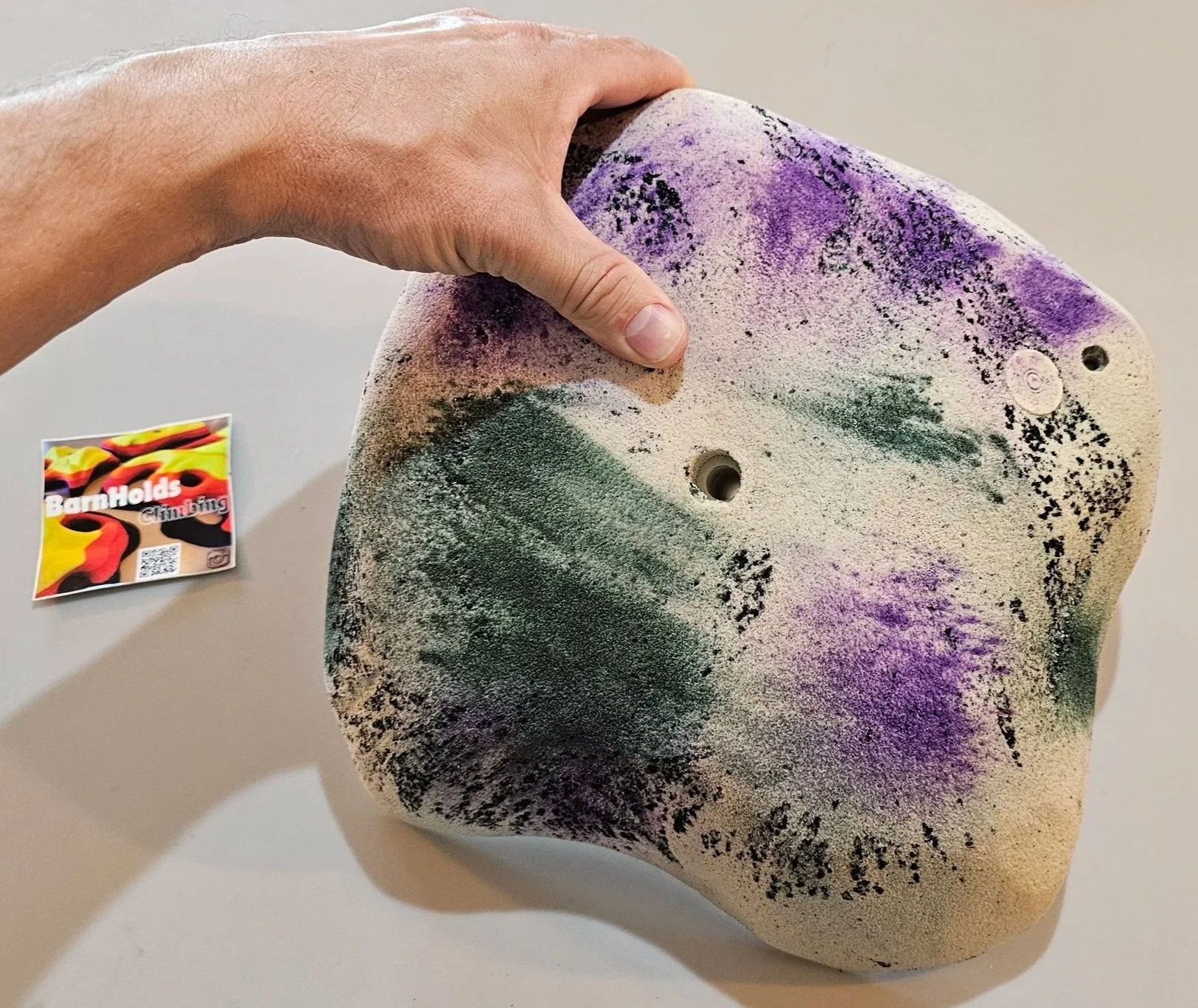 Sourdough loaf rock climbing hold, barnholds jug feature