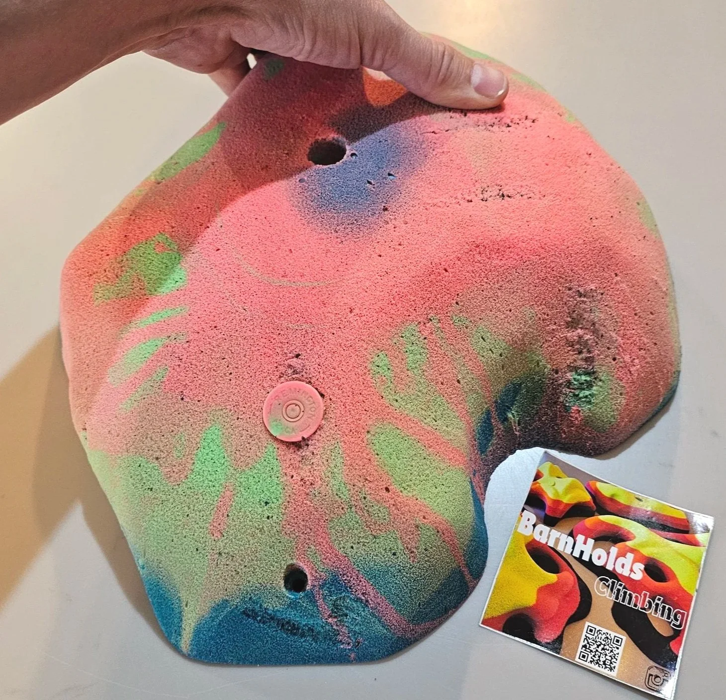 Sourdough loaf rock climbing hold, barnholds jug feature