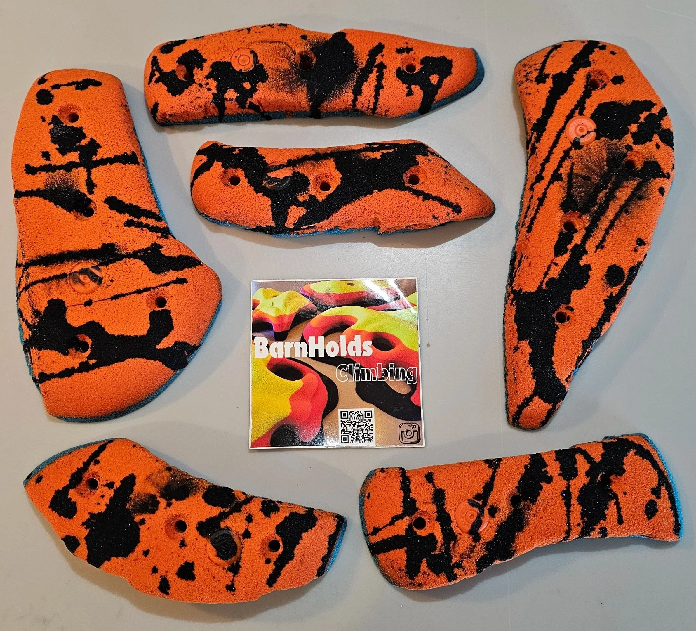 Screw on Granite Crimp Rails Rock Climbing Holds, Bouldering, Home Wall