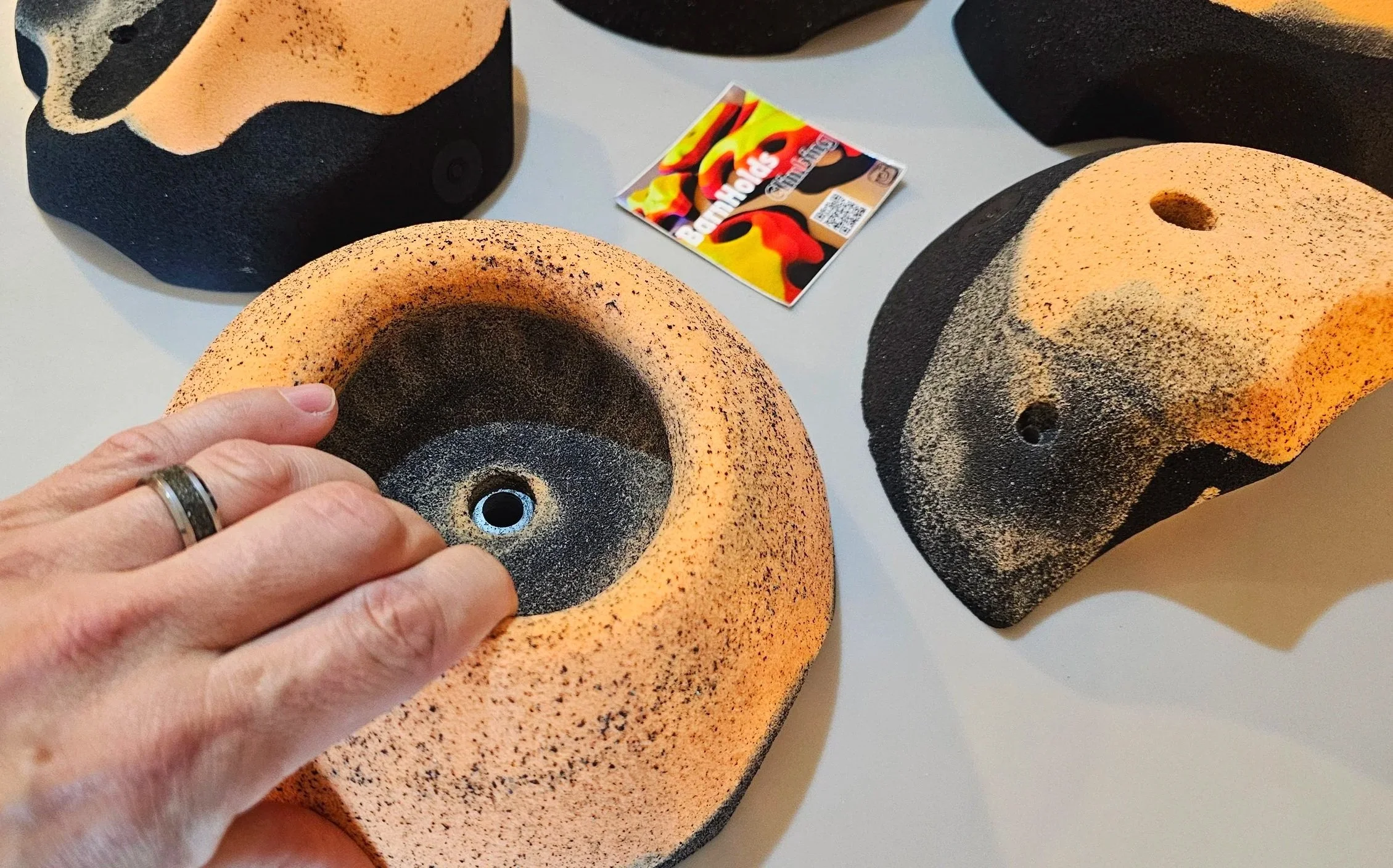 Huge feature rock climbing holds set, deep jugs, slopers, pinches, pockets, barnholds homewall bouldering holds