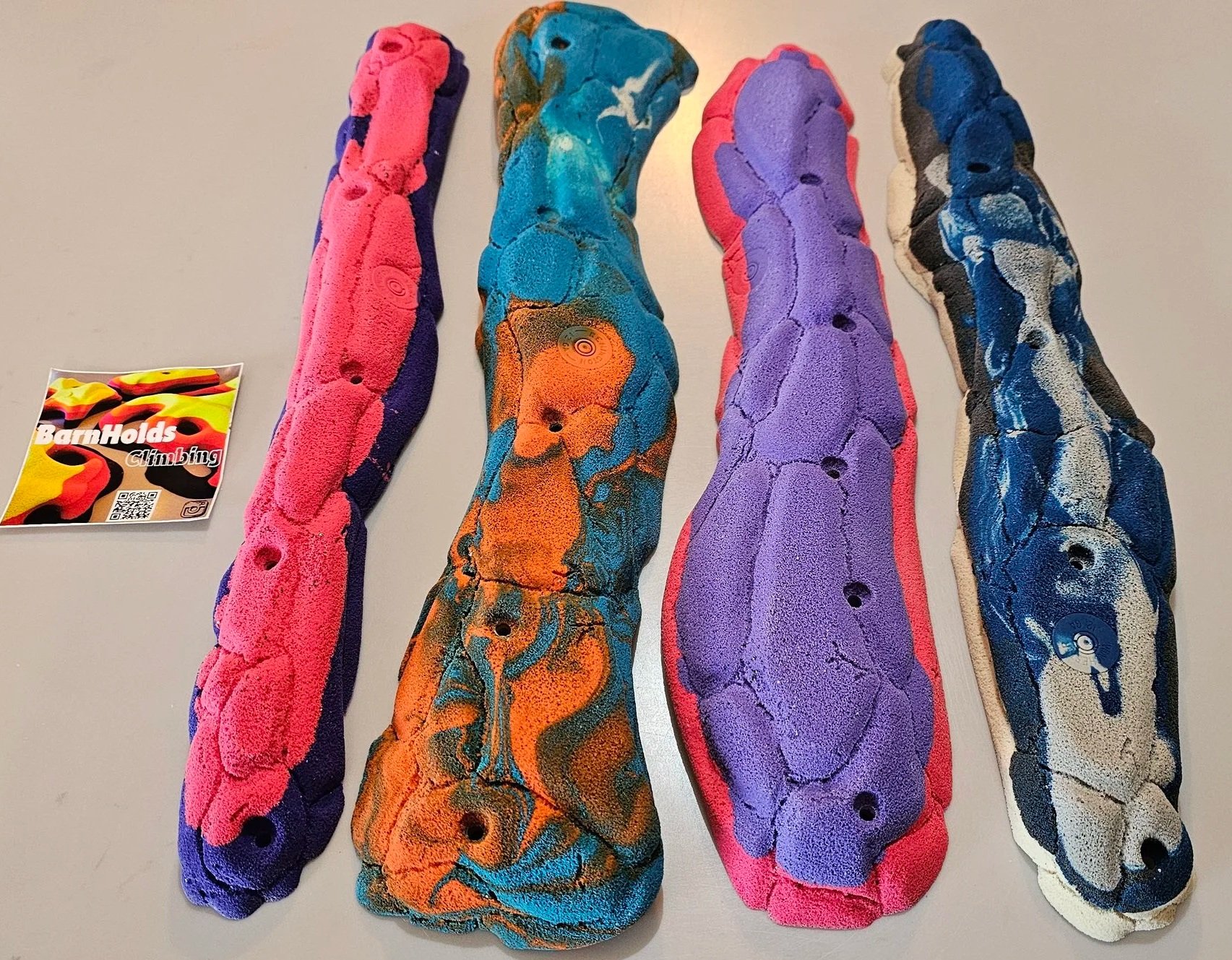 Huge screw on rock climbing hold set, barnholds climbing home wall holds bouldering