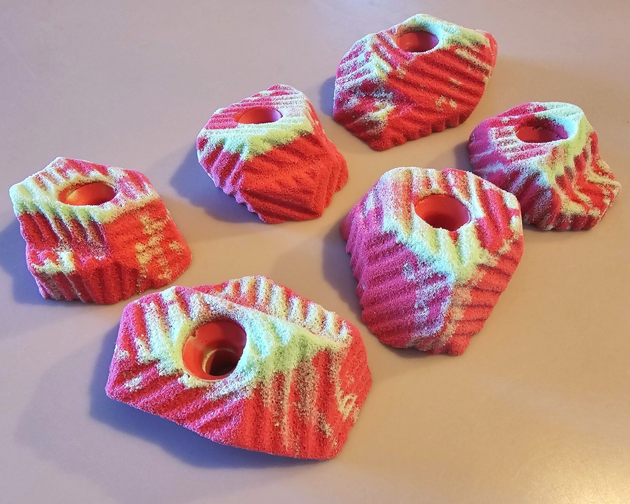 custom rock climbing holds handmade unique BarnHolds bouldering