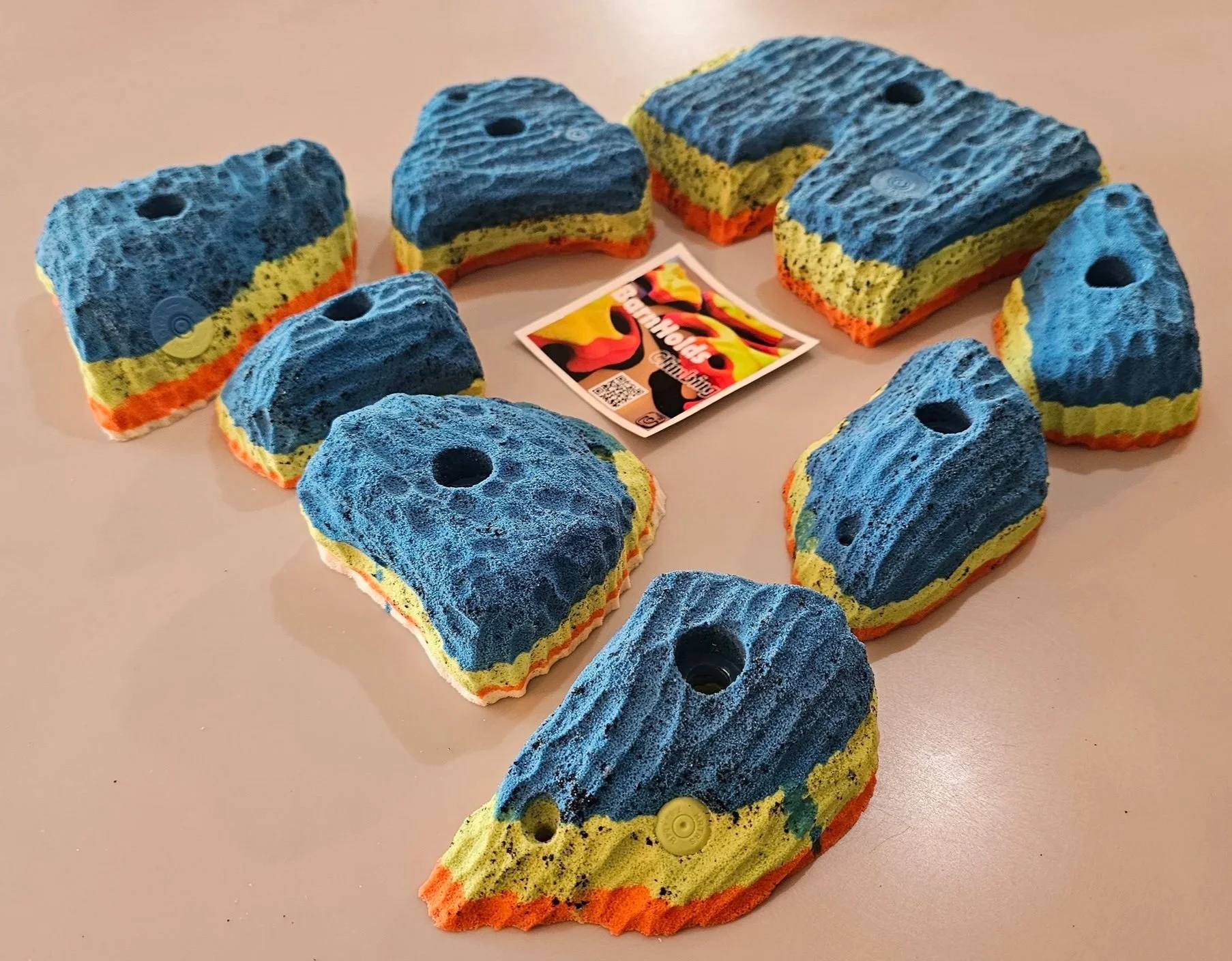 BarnHolds Gnarlies Blocks Pinches Jugs Rock Climbing Holds Set