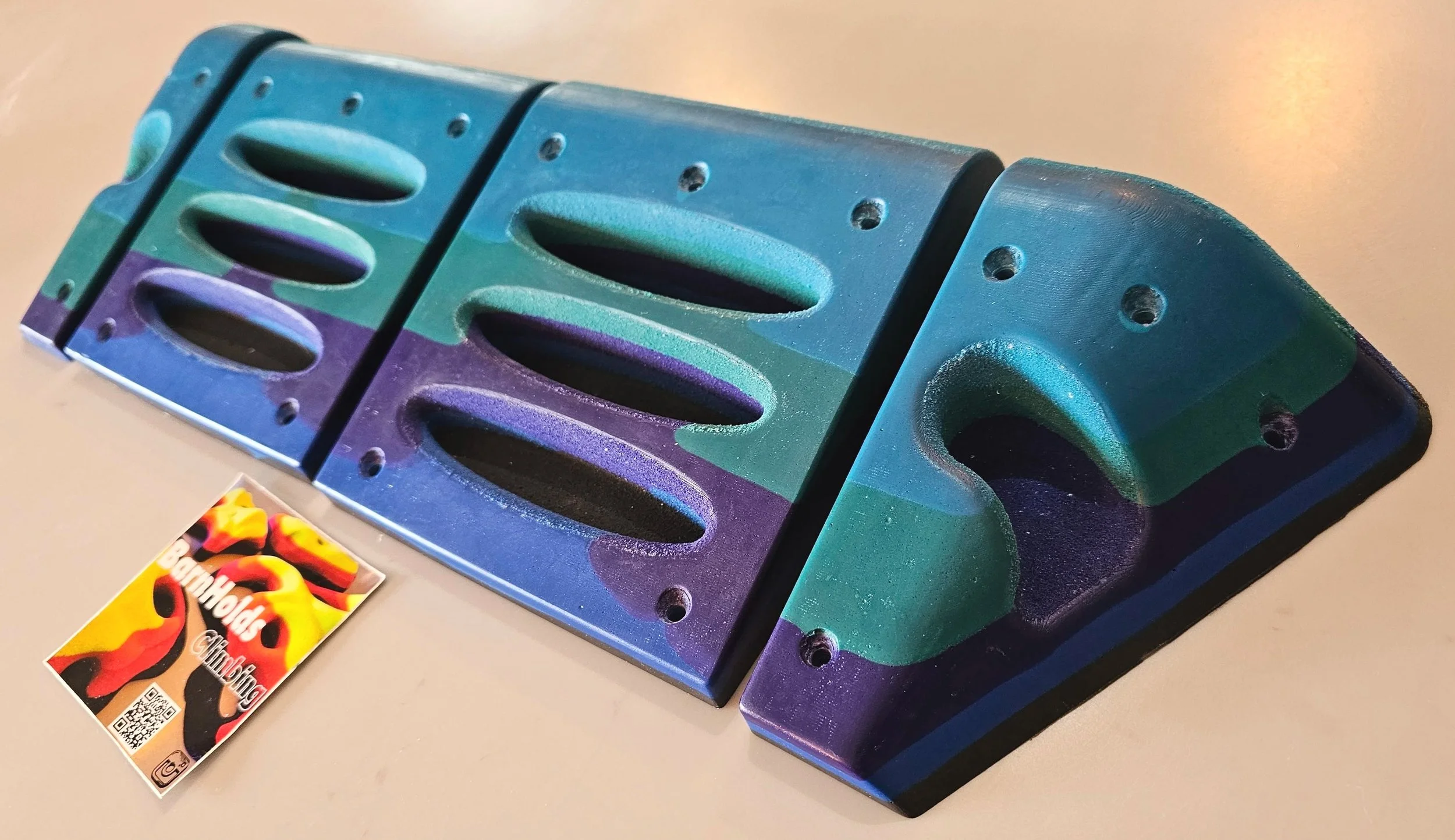 Hangboard Rock Climbing Training Fingerboard Barnholds Homewall Fitness
