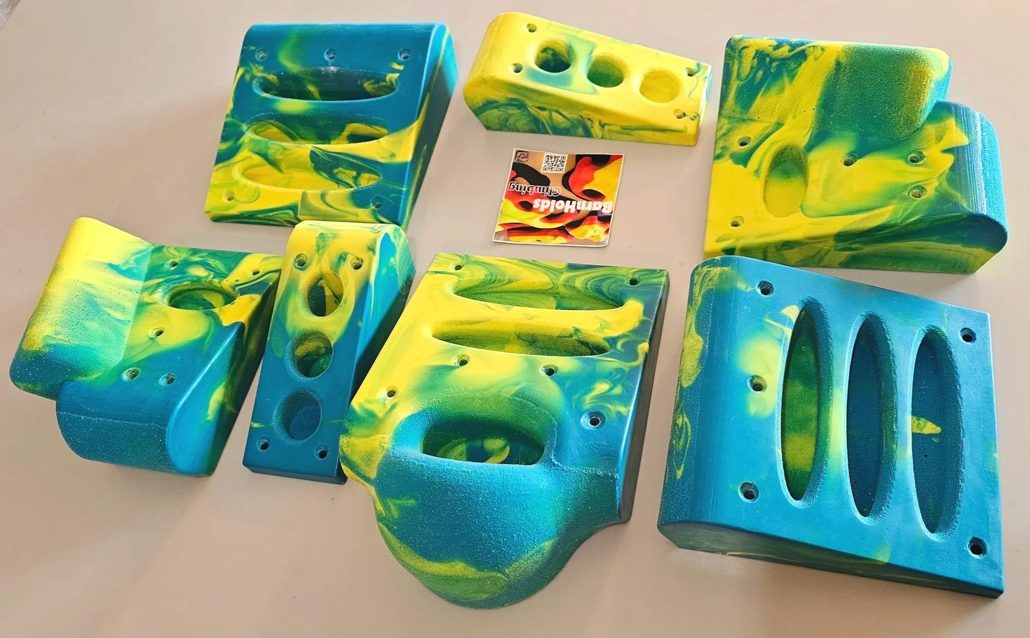Hangboard Rock Climbing Training Fingerboard Barnholds Homewall Fitness