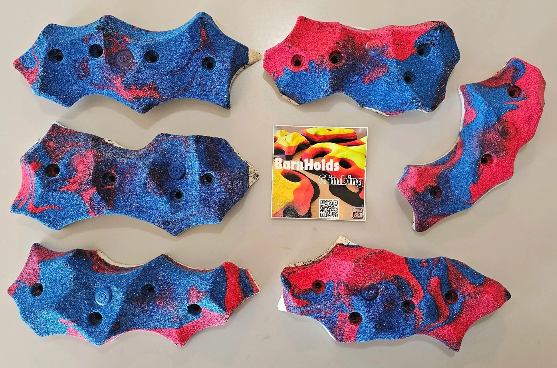 Evil Knobs Crimp Rails screw on rock climbing holds barnholds home wall bouldering set