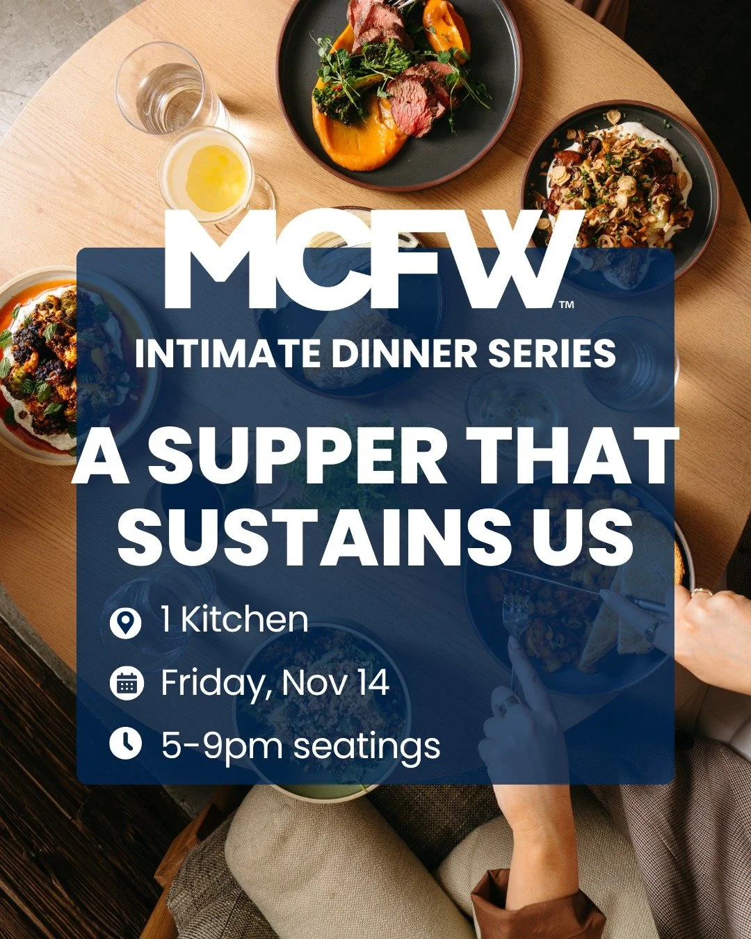 Looking for Friday night dinner plans? Limited seats remain at @1kitchennashville's Supper That Sustains Us on Friday, November 14. Enjoy a five-course menu&mdash;available &agrave; la carte or as a chef&rsquo;s tasting&mdash; that honors the harvest
