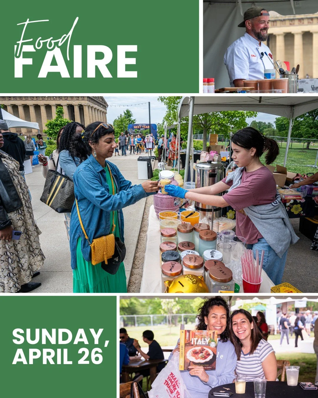 The final day of #MCFW brings you Food Faire, the free-to-attend gourmet market featuring talented artisans and vendors selling goods, snacks and specialty treats and delicious bites. Be sure to check out the Culinary Demo stage for panels, spirit se
