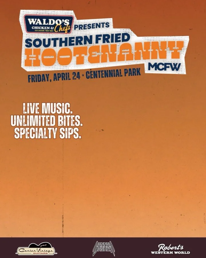 It&rsquo;s time to kick up your heels and loosen your belts - it&rsquo;s a Southern Fried Hootenanny presented by @waldoschicken! 🤠 We&rsquo;re turning the Southern hospitality and honky tonk vibes all the way up for this one! Enjoy live music from 