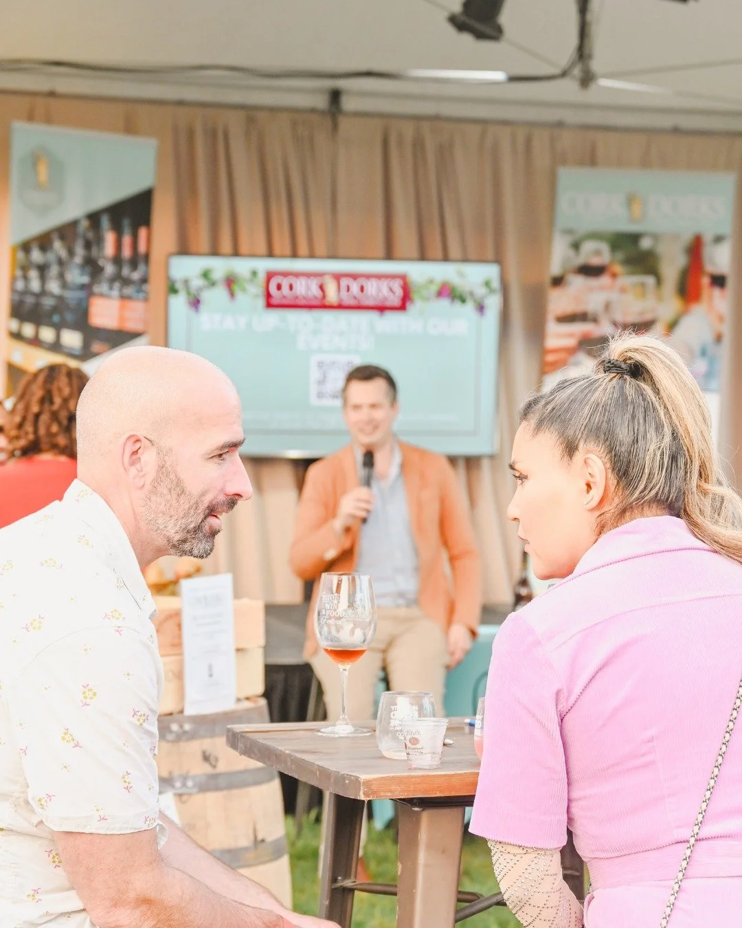 Step into the @corkdorkswine Wine Seminar Tent for exceptional sommelier-led sessions of specialty wines, cocktail making classes, live music and more! VIP guests will enjoy reserved seating with additional spots avialable on a first come, first serv