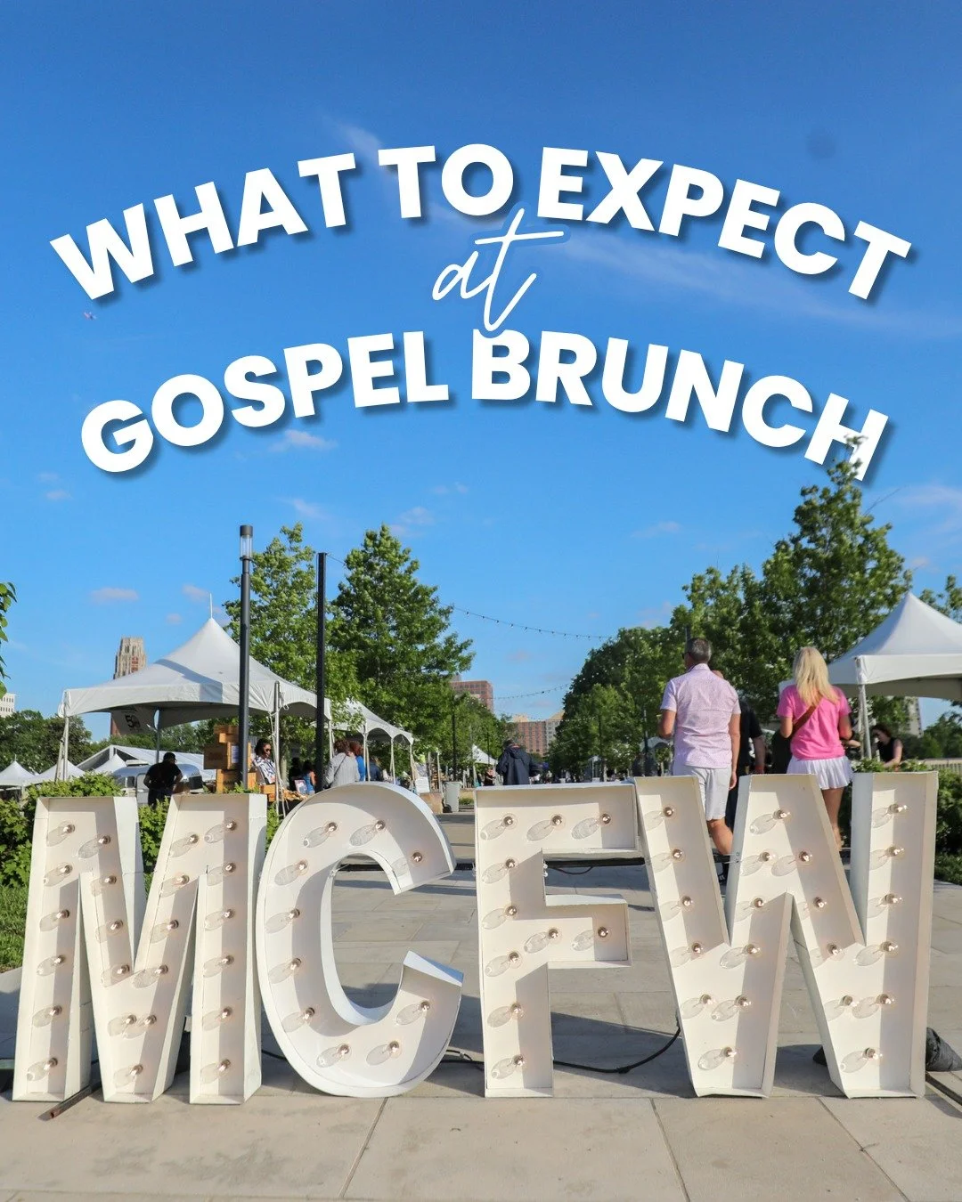 Start your Sunday sunny side up with tickets to Gospel Brunch, taking place during Sunday's Food Faire market from 11am-1pm. Enjoy a bottomless brunch buffet from @nashville_bigbadbreakfast, complimentary brunch cocktails and a build-your-own bloody 