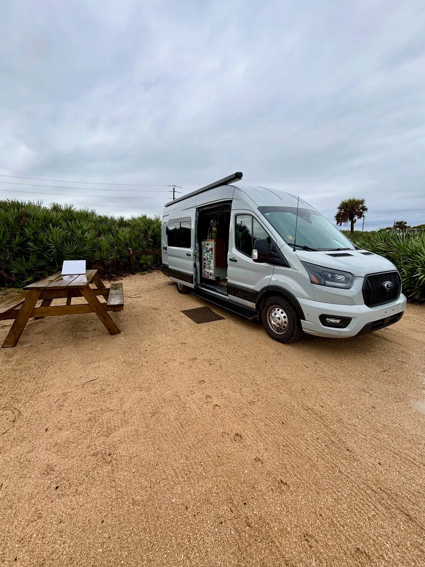 Headed south for the holidays. No matter how much I travel the Ocean will always feel like home. #florida #vanlife