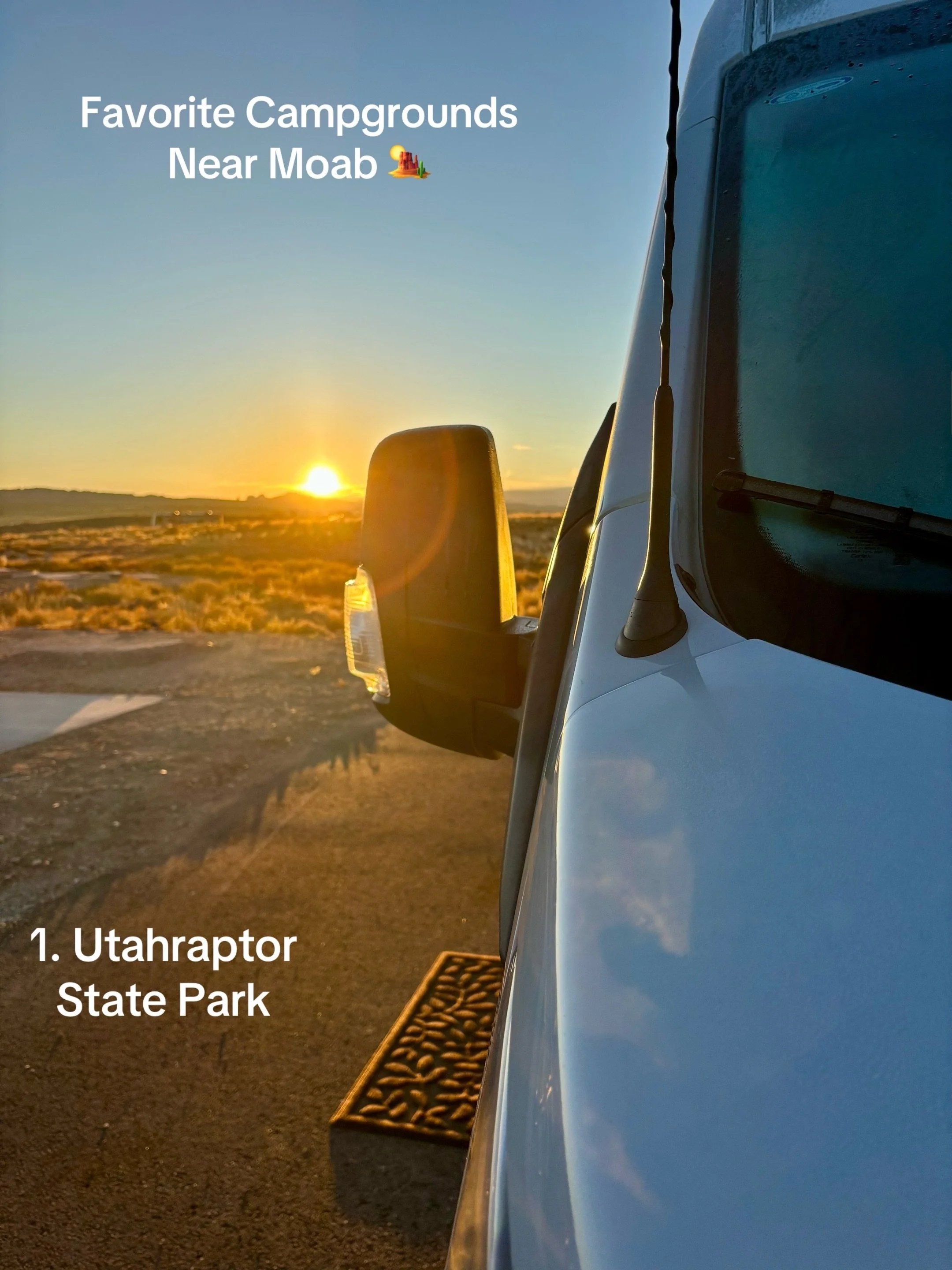 Favorite Moab Area Campgrounds

I spent a good part of last fall visiting the Moab area of Utah. I had an unbelievable time exploring the National and State Parks. During my stay I stayed at 2 amazing campgrounds.

My favorite was Utahraptor State Pa