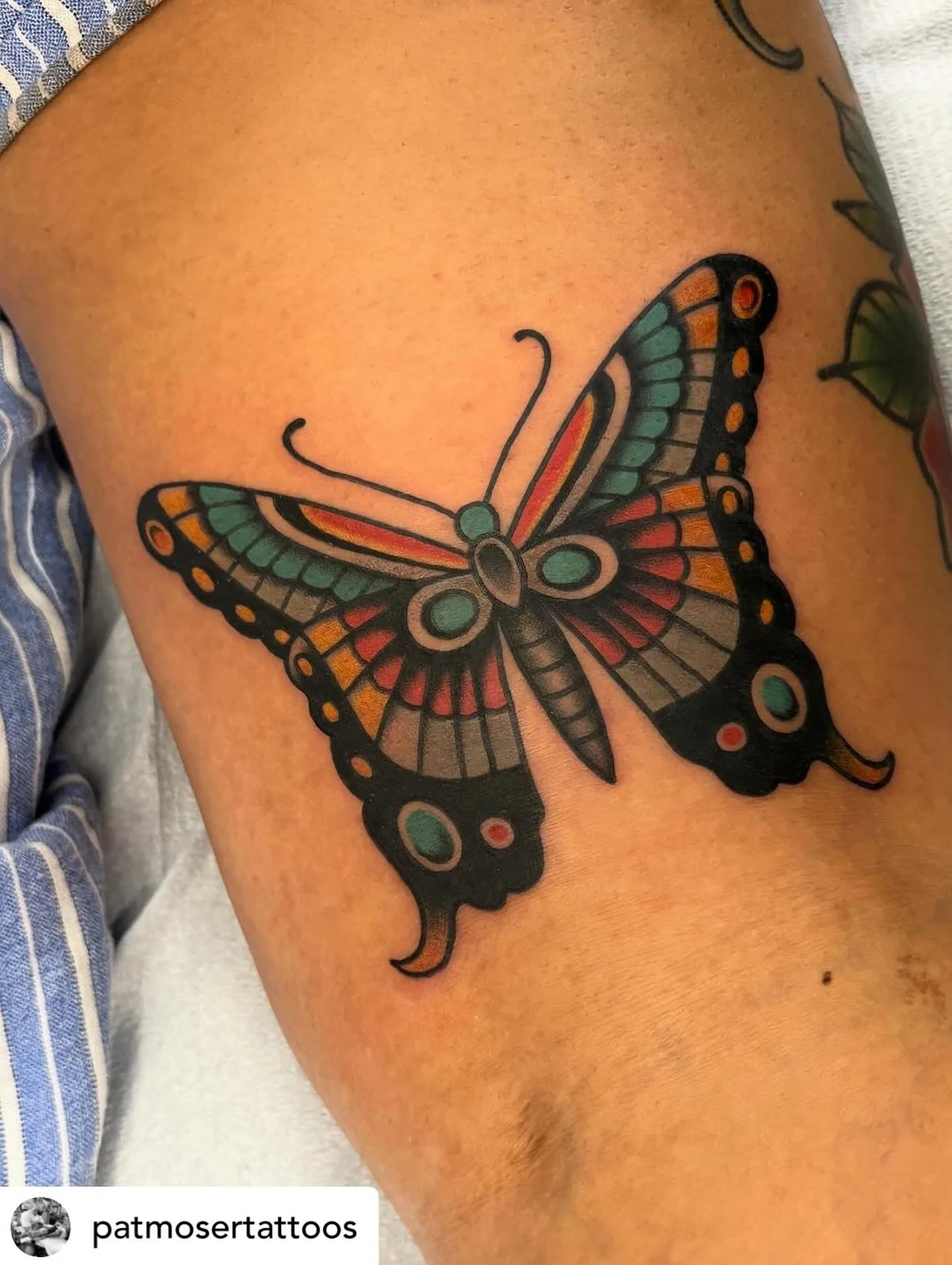🦋 by @patmosertattoos done at #havertownelectrictattoo 

#delco 
#delcotattooshops 
#havertown