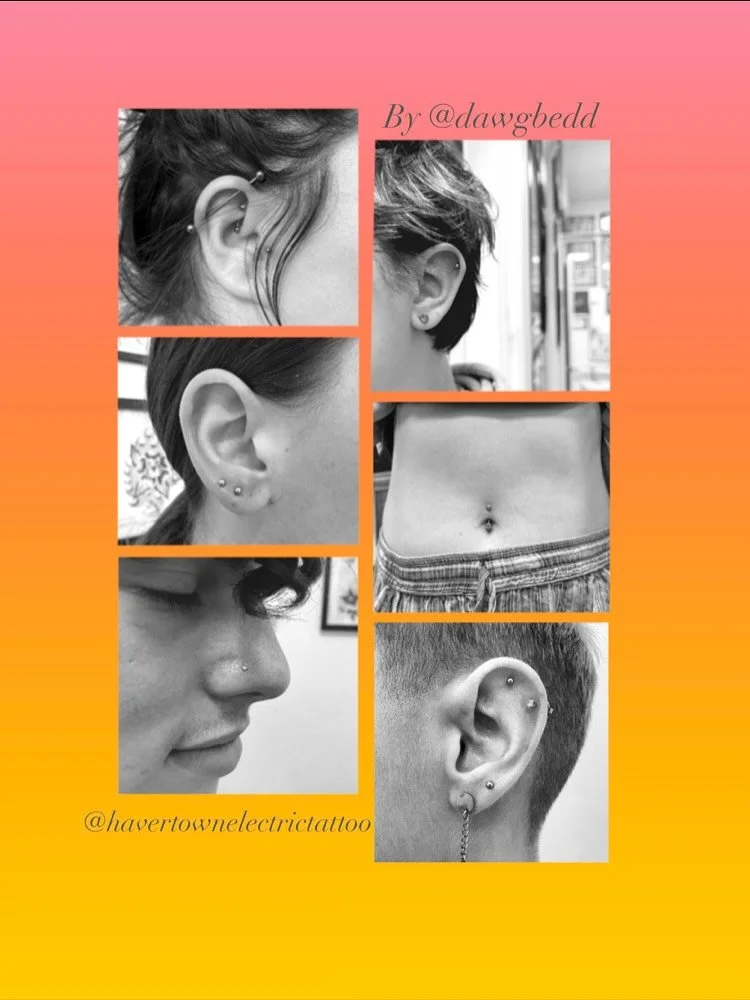 Our friend @dawgbedd will be sitting in this Sunday 10/19/25 offering piercings as well as tattoos!

One day only, so be sure to book an appointment or come in early!

Swipe through for booking info! 
#havertownelectrictattoo 
#havertown #delco