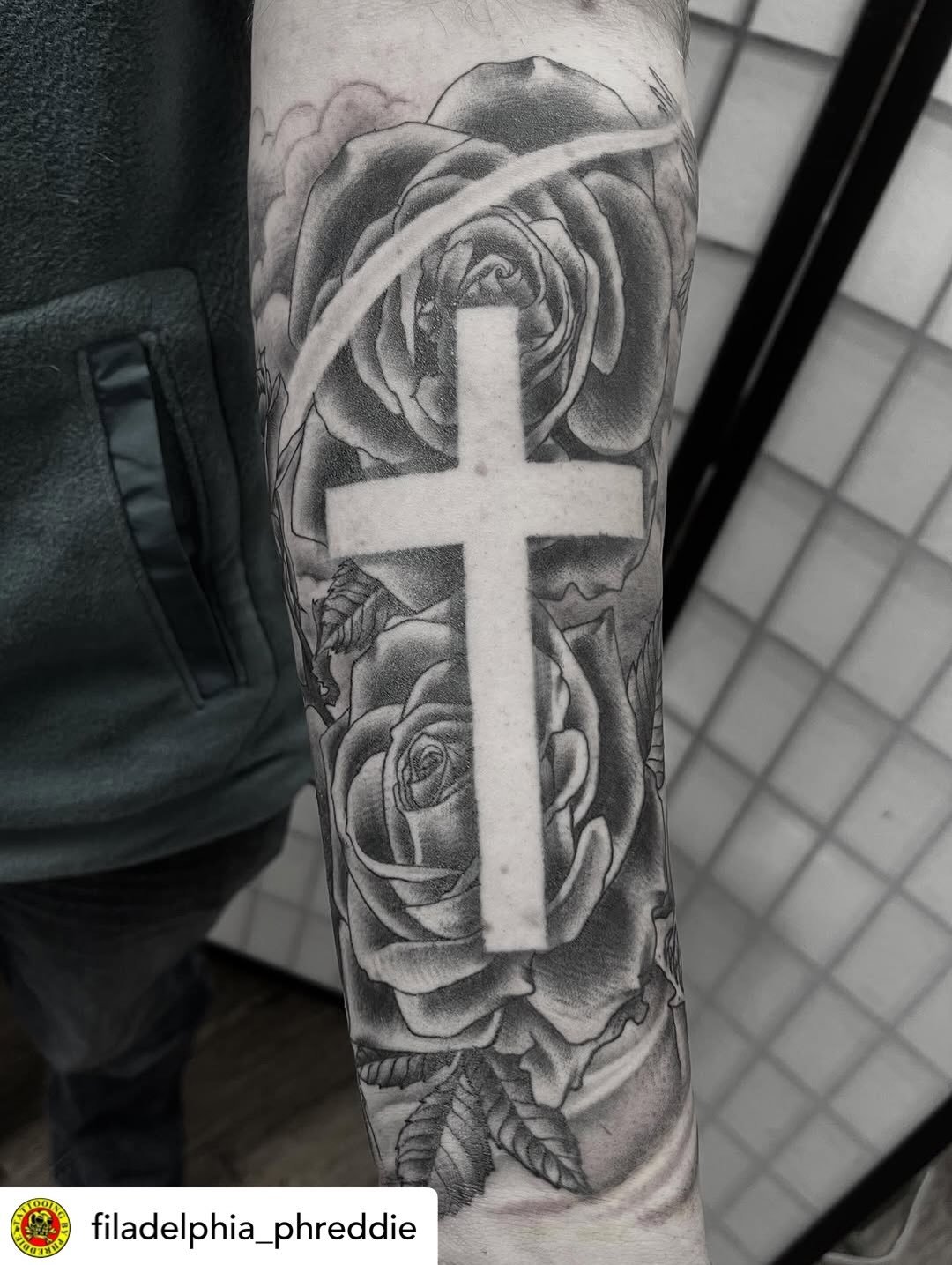 Some healed and some fresh, done by @filadelphia_phreddie at #havertownelectrictattoo 

We are open every day at noon!
WALK INS ALWAYS WELCOME!
Gift cards are available too!