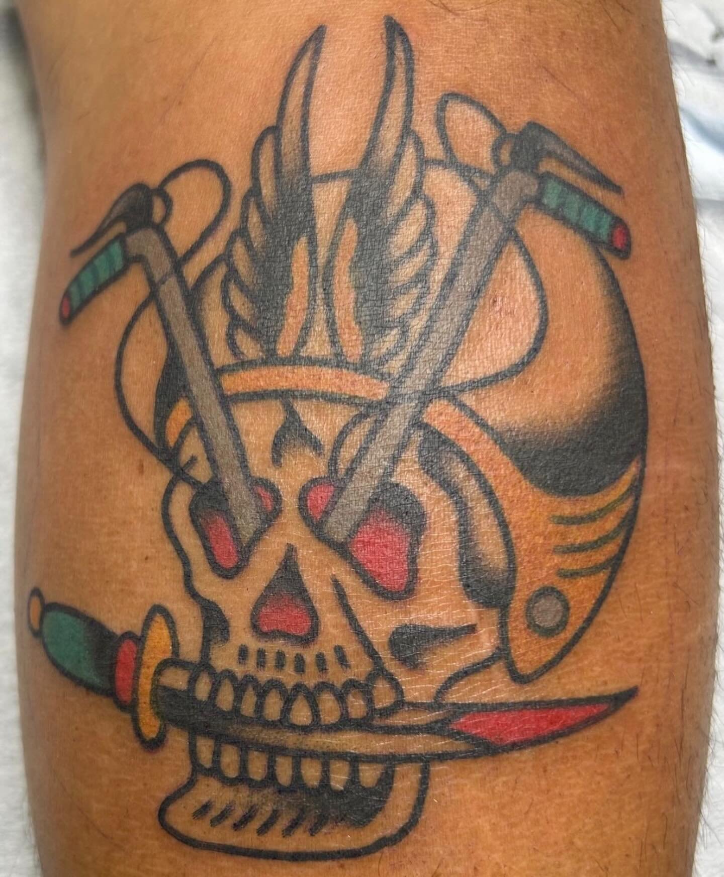 One by @zach_beltran_tattooss! We are open today and plenty of time for walk-ins, got some Christmas Cash to spend, we have time for tattoos at #havertownelectrictattoo