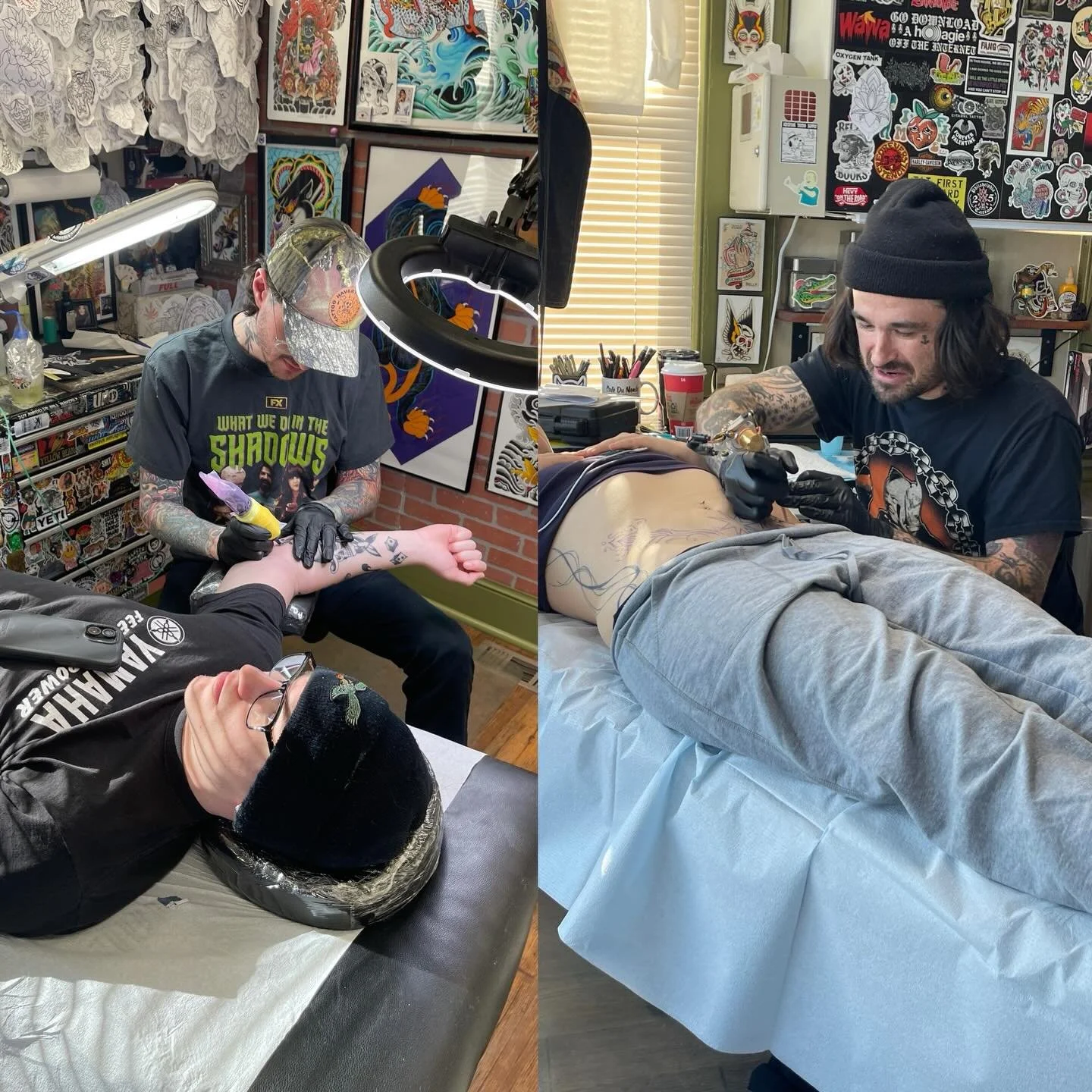 Happy Weekend!  Just a reminder 
@mikedicheeko and
@zach_beltran_tattooss are in the house every Friday and Saturday to make your tattoo dreams come true! 

Walk-ins are always welcome! We open at 12:00 PM every day ✌️