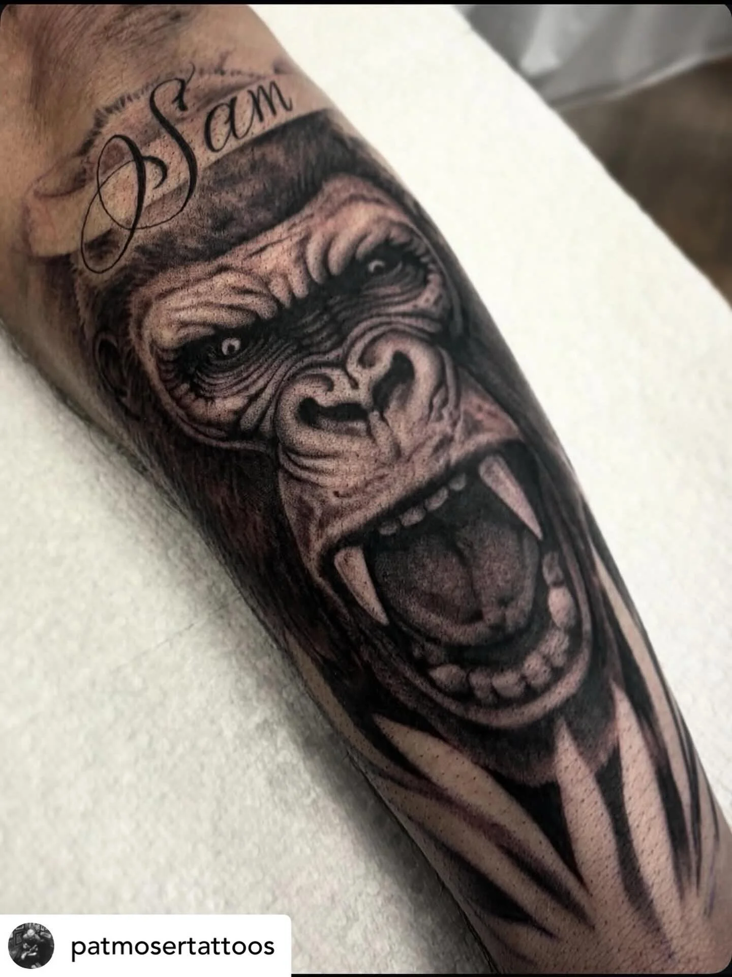 @patmosertattoos is booking for summer, to make your appointment, stop by and schedule directly with Pat any Monday or Tuesday at #havertownelectrictattoo
