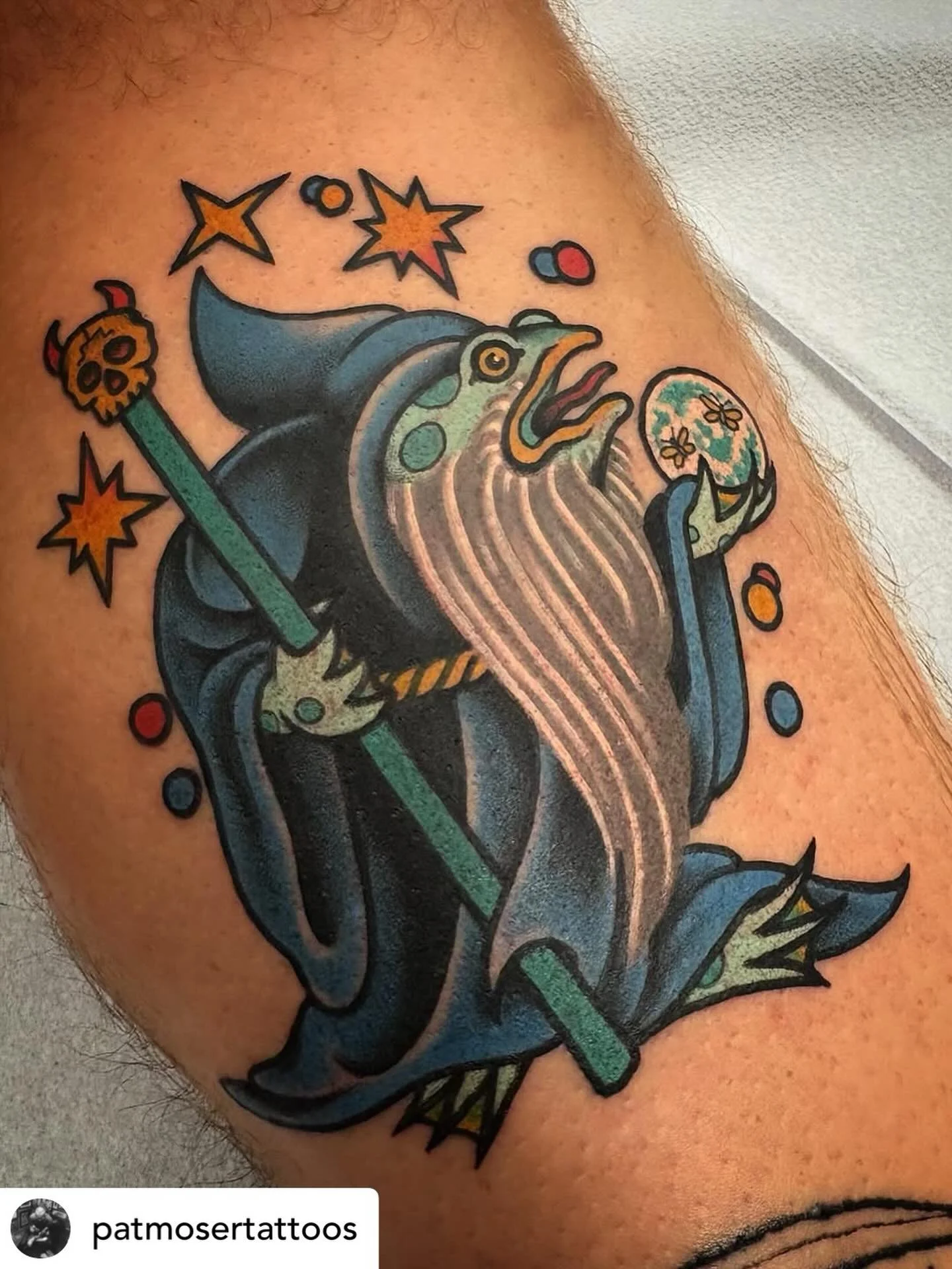 By @patmosertattoos done at #havertownelectrictattoo 

To book with Pat, please stop by the shop any Monday or Tuesday to get on his schedule!