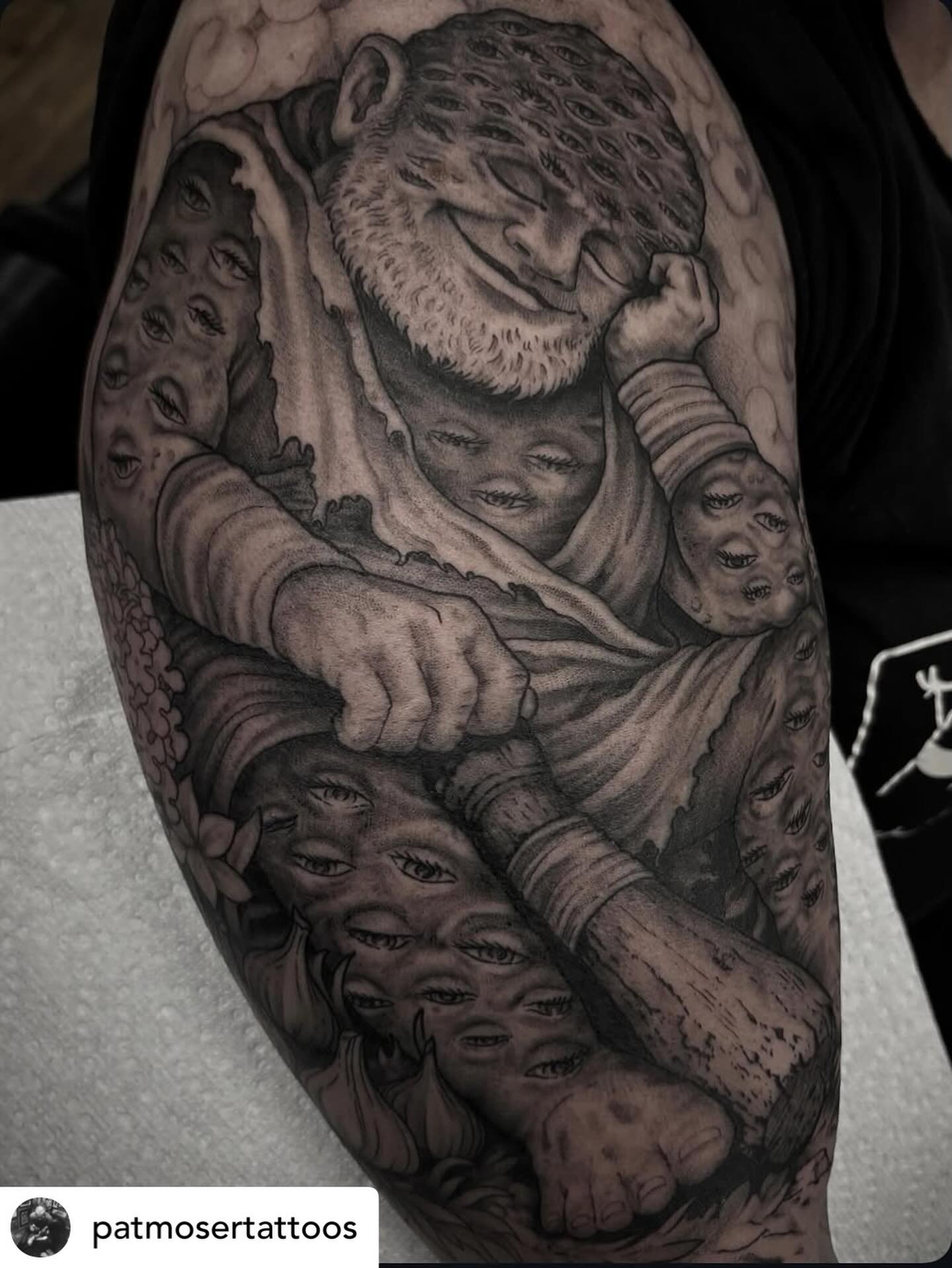 One from @patmosertattoos done at #havertownelectrictattoo