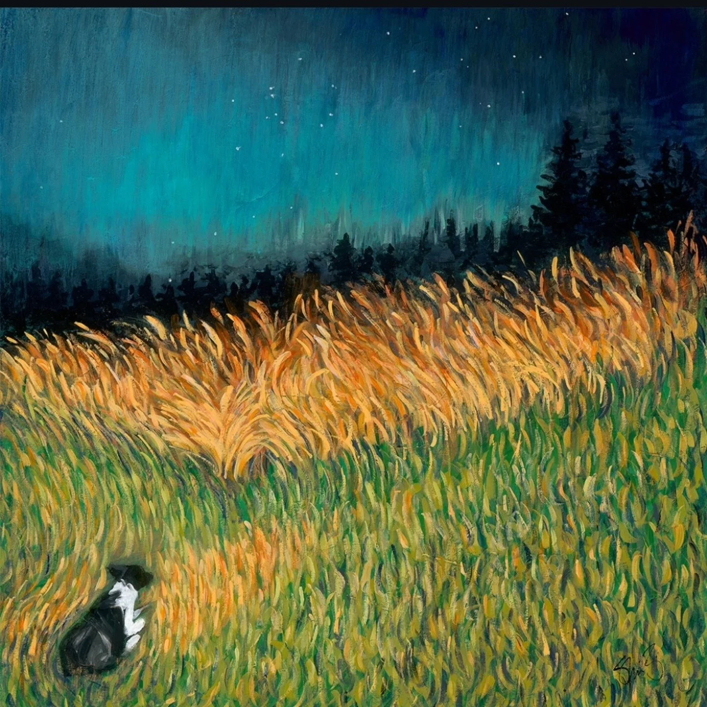 🎨 Exciting News! 🎨 

"Beau and the Northern Lights" has been selected for the 51st Annual Northern Lights Juried Art Exhibition at the White Bear Center for the Arts! 

This exhibition showcases works from artists across Minnesota and nei