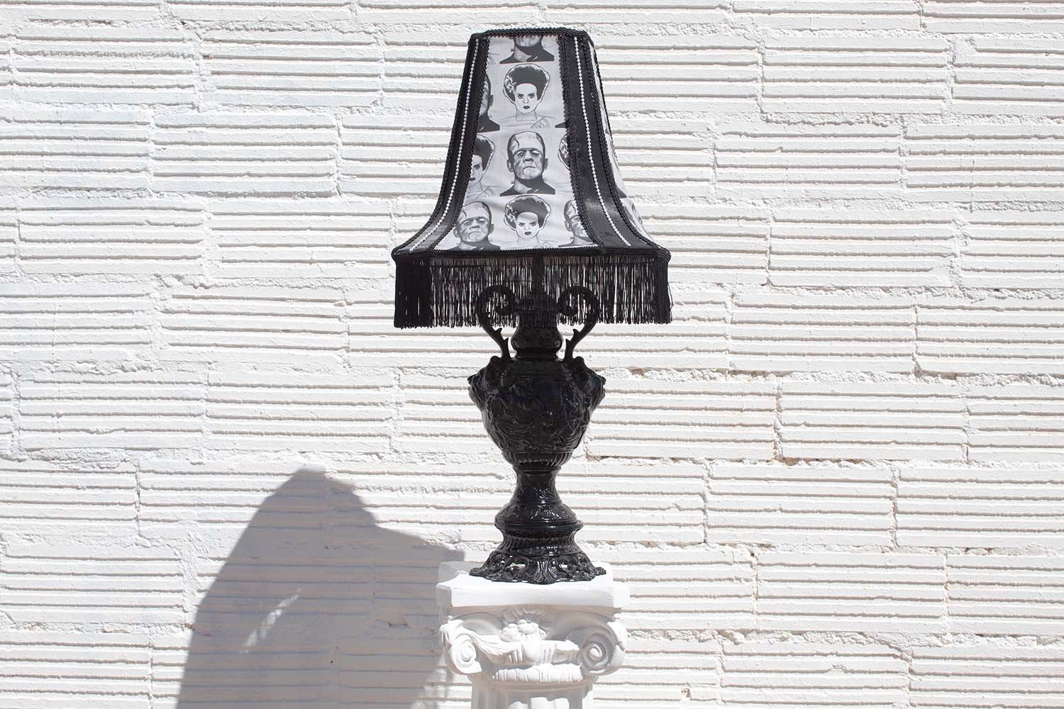Bride and Frank Upcycled Lamp by Alicia Araceli