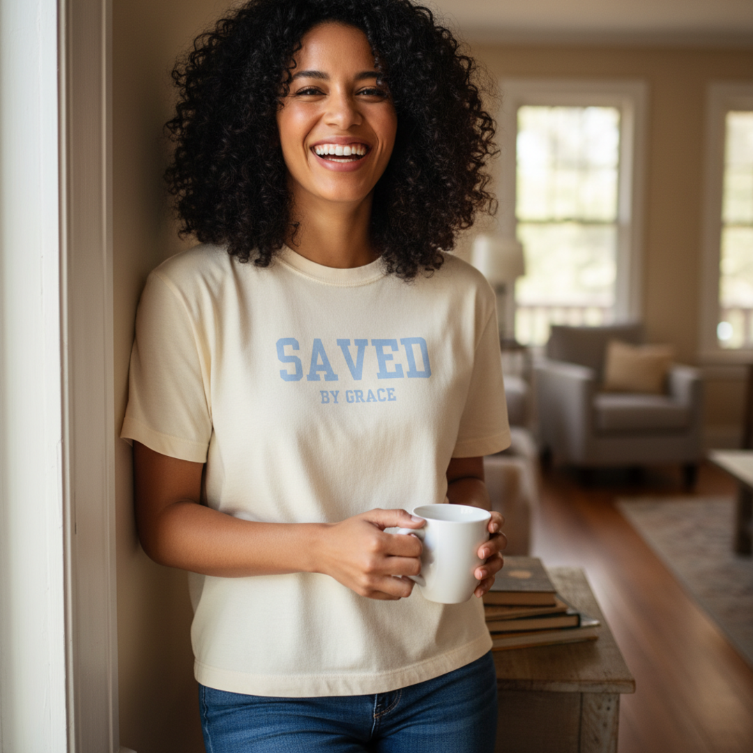 Saved by Grace | Essential Tee