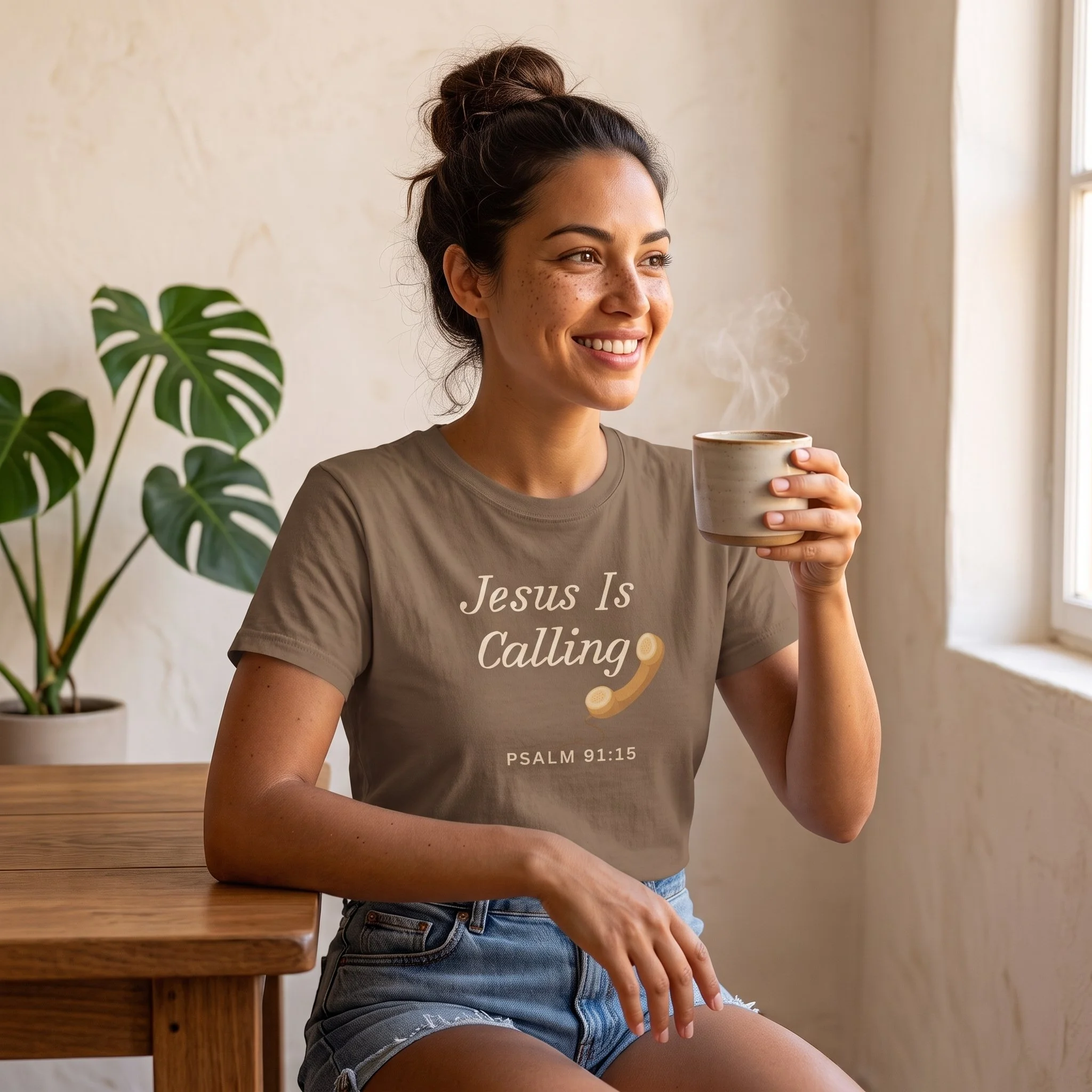 "Jesus Is Calling" Comfort Colors® Tee