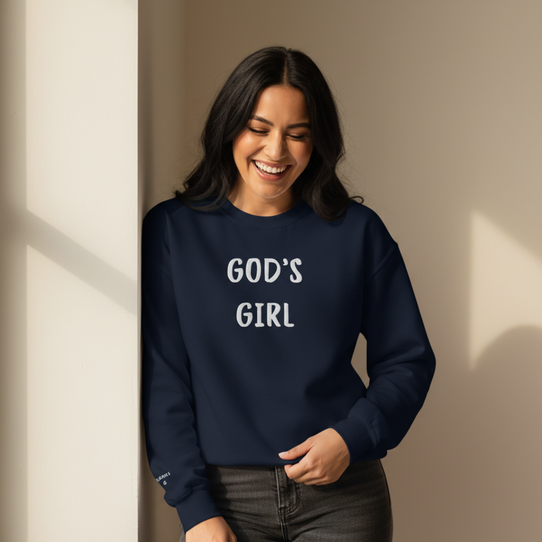 God's Girl Navy Blue Model .png
