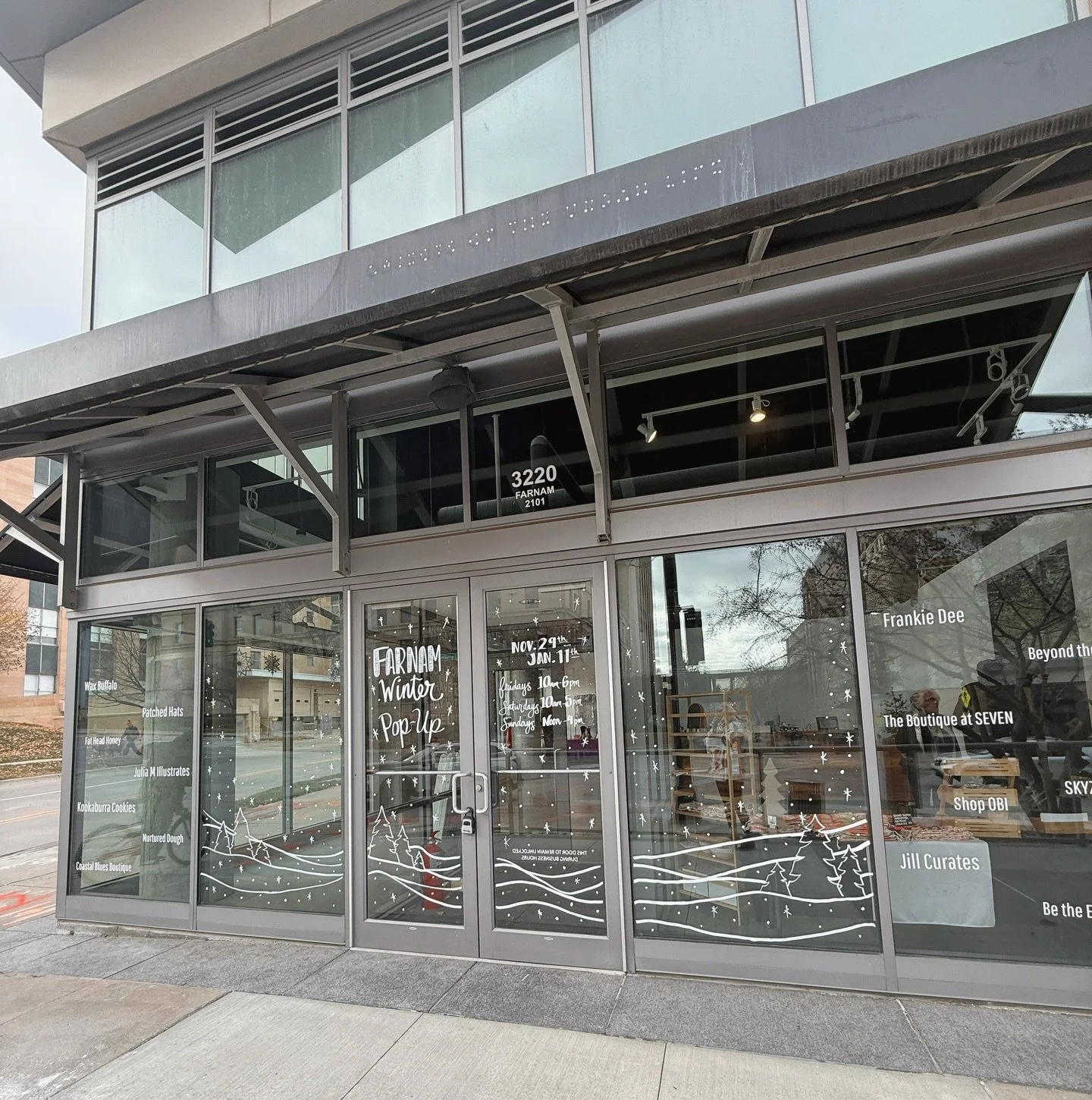 It&rsquo;s a good day to get deals at Target and Walmart today, but TOMORROW let&rsquo;s support small at our Small Business Saturday at the new Farnam Winter Pop-up!

📍33rd and Farnam
Nov. 29 - Jan. 11
*closed 12/26

Fridays 10-6
Saturdays 10-5
Sun