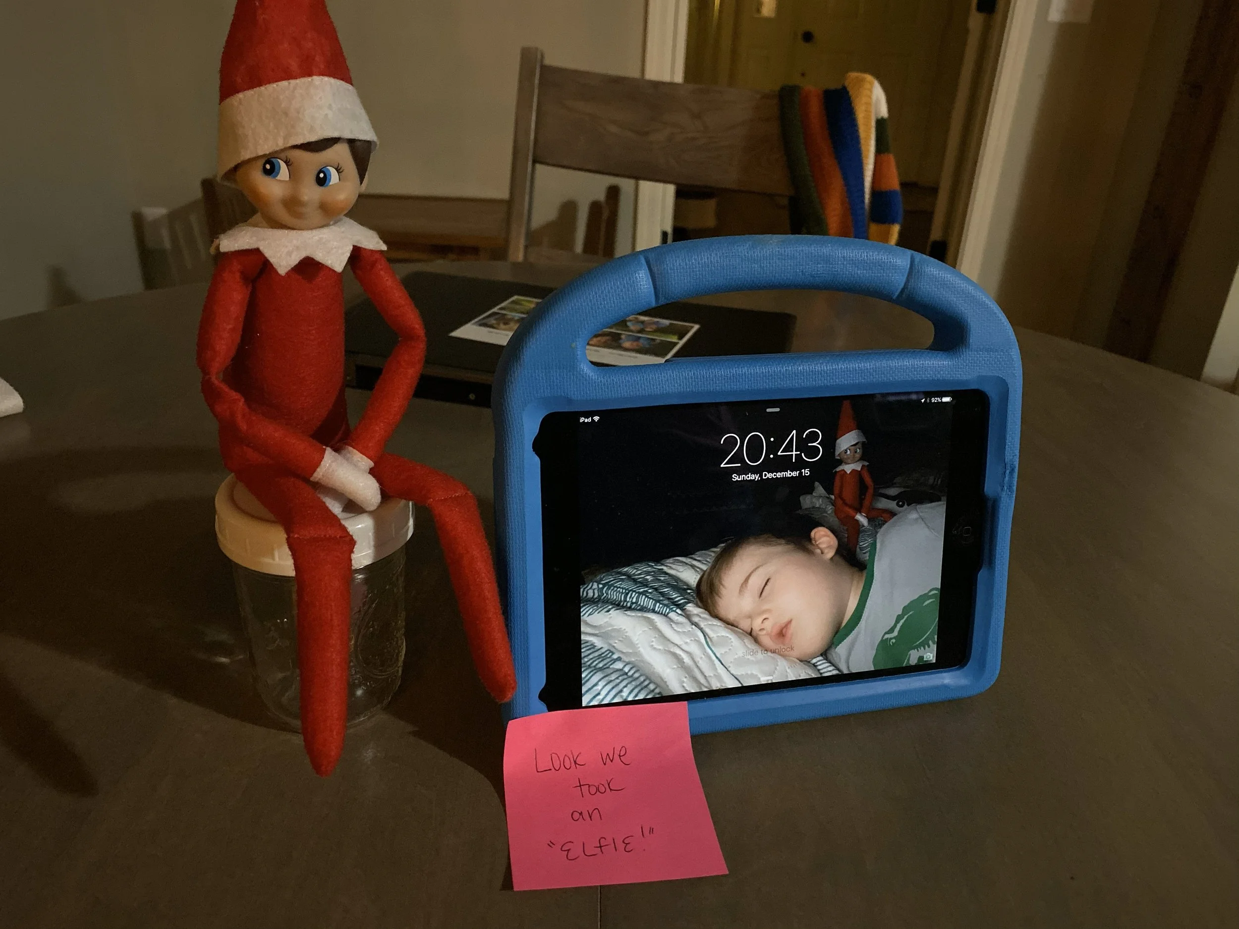 Sleeping Elfie!